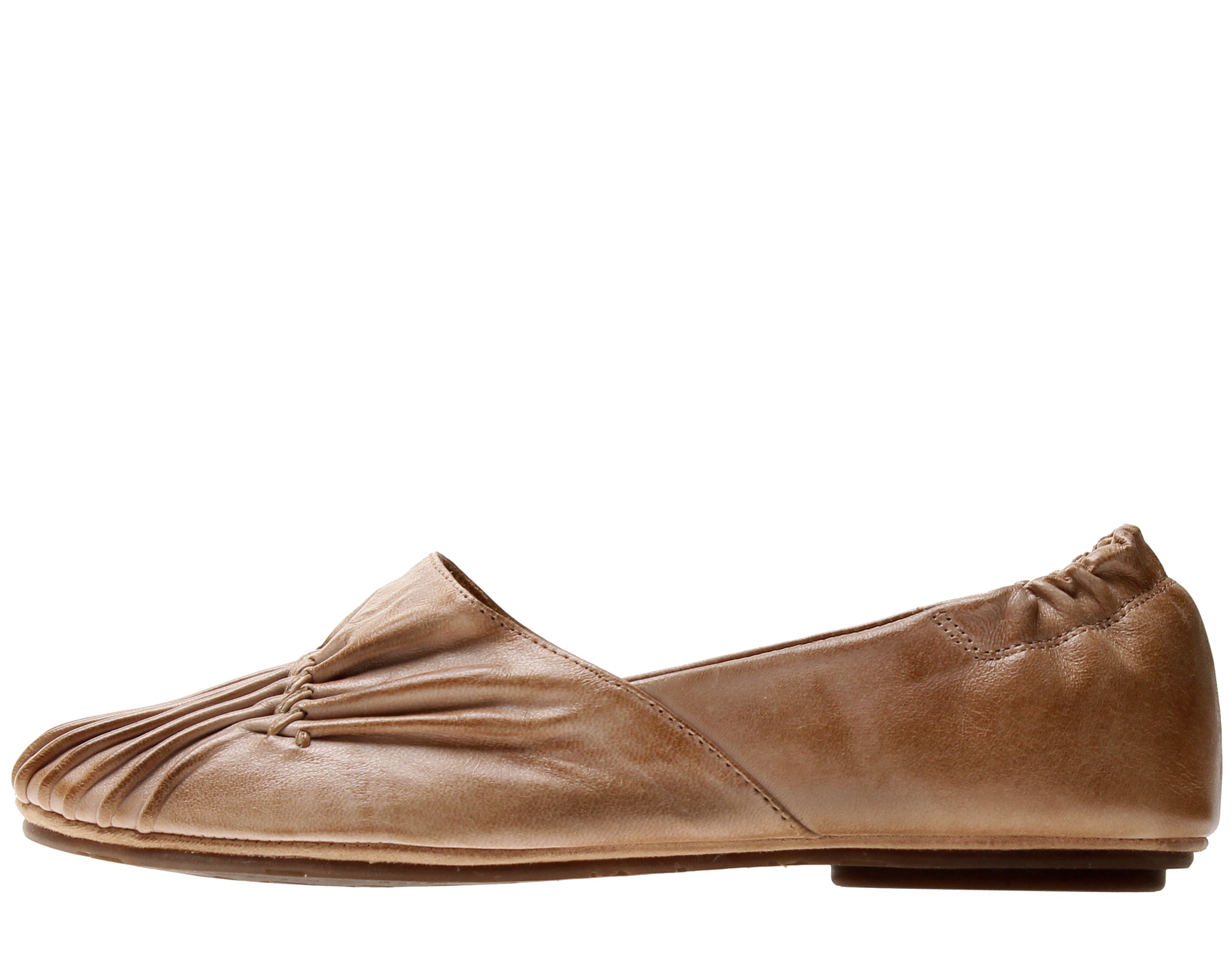 Chocolat Blu Cam2 Pleated Moccasin Flat Women's Shoes