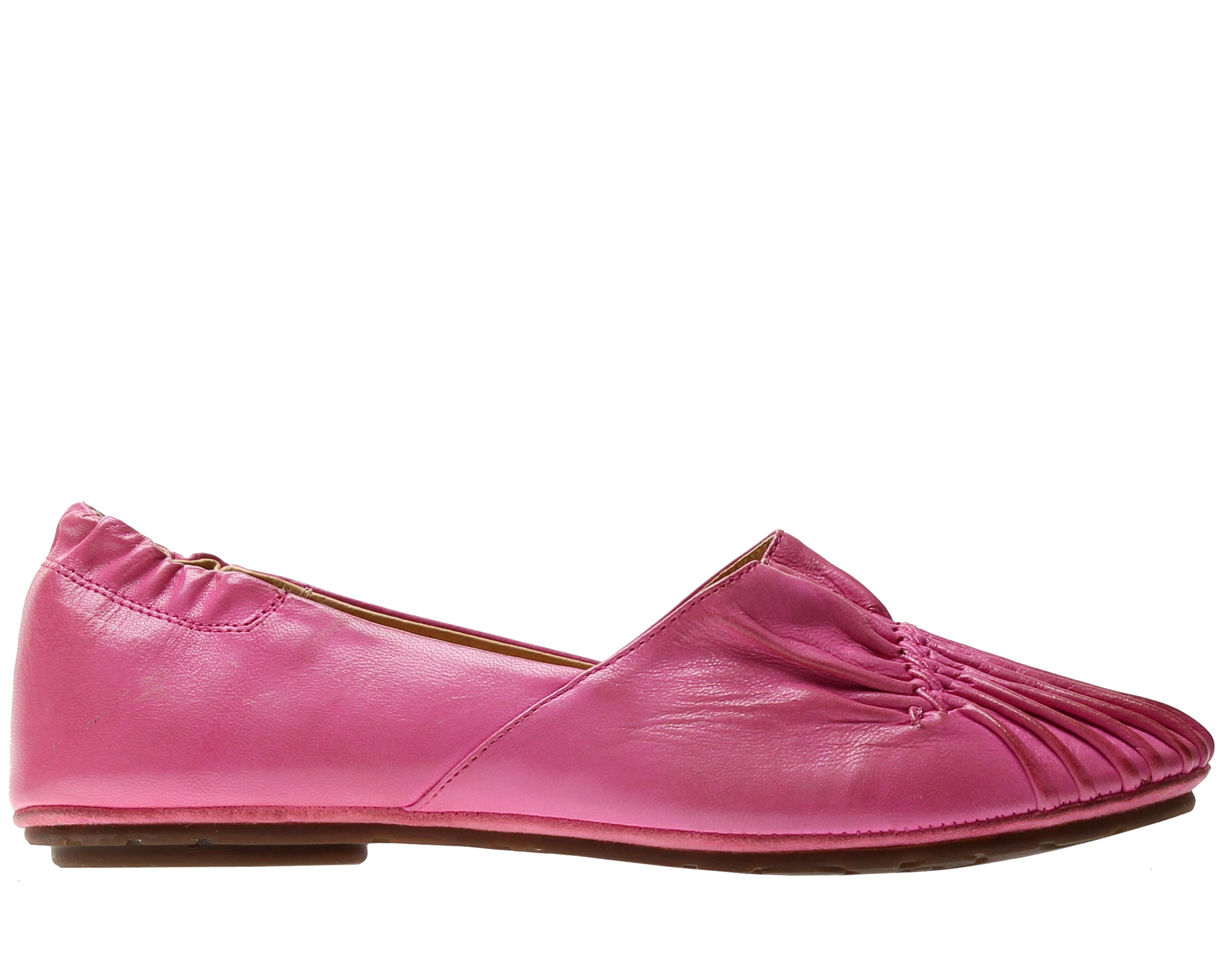 Chocolat Blu Cam2 Pleated Moccasin Flat Women's Shoes
