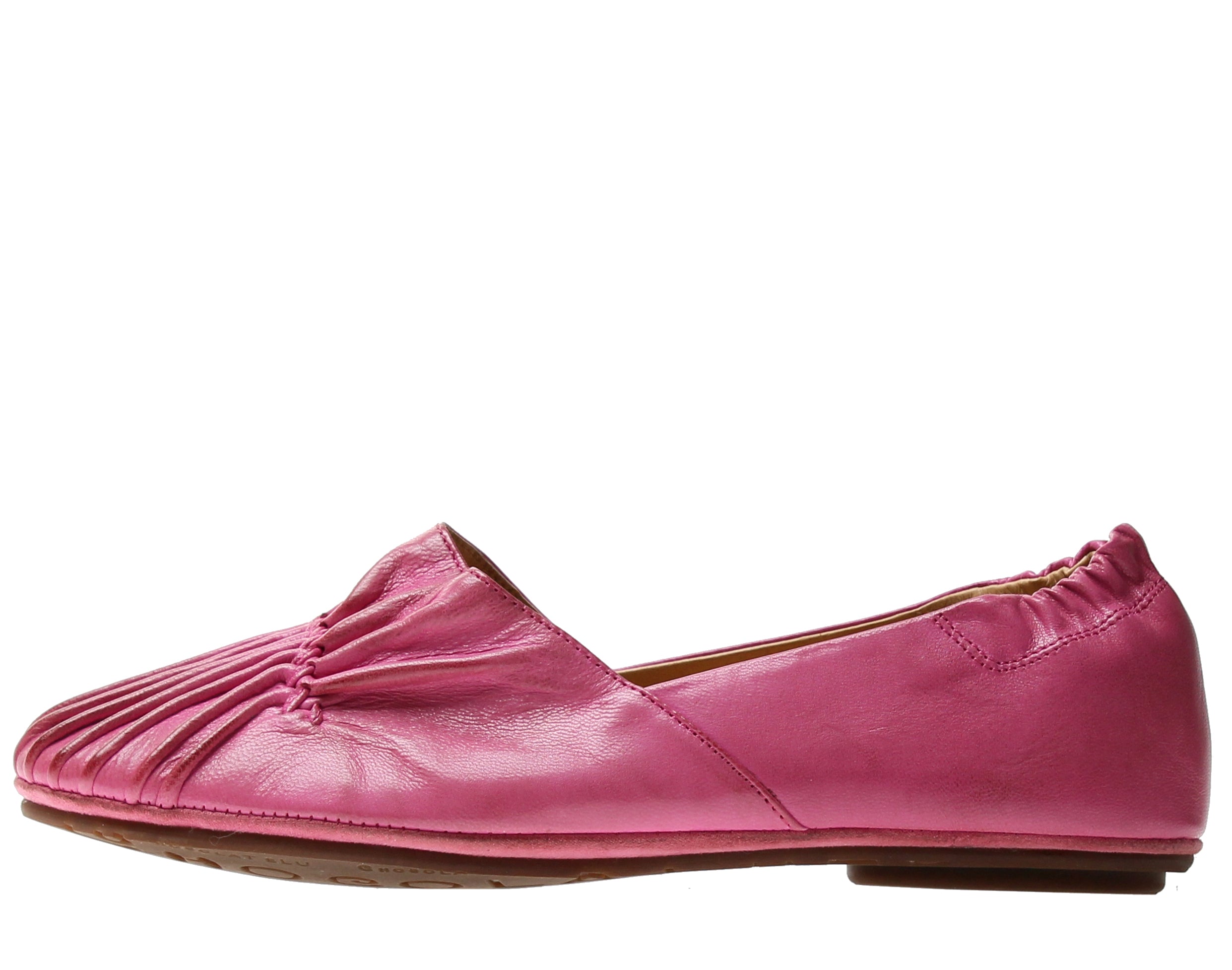Chocolat Blu Cam2 Pleated Moccasin Flat Women's Shoes