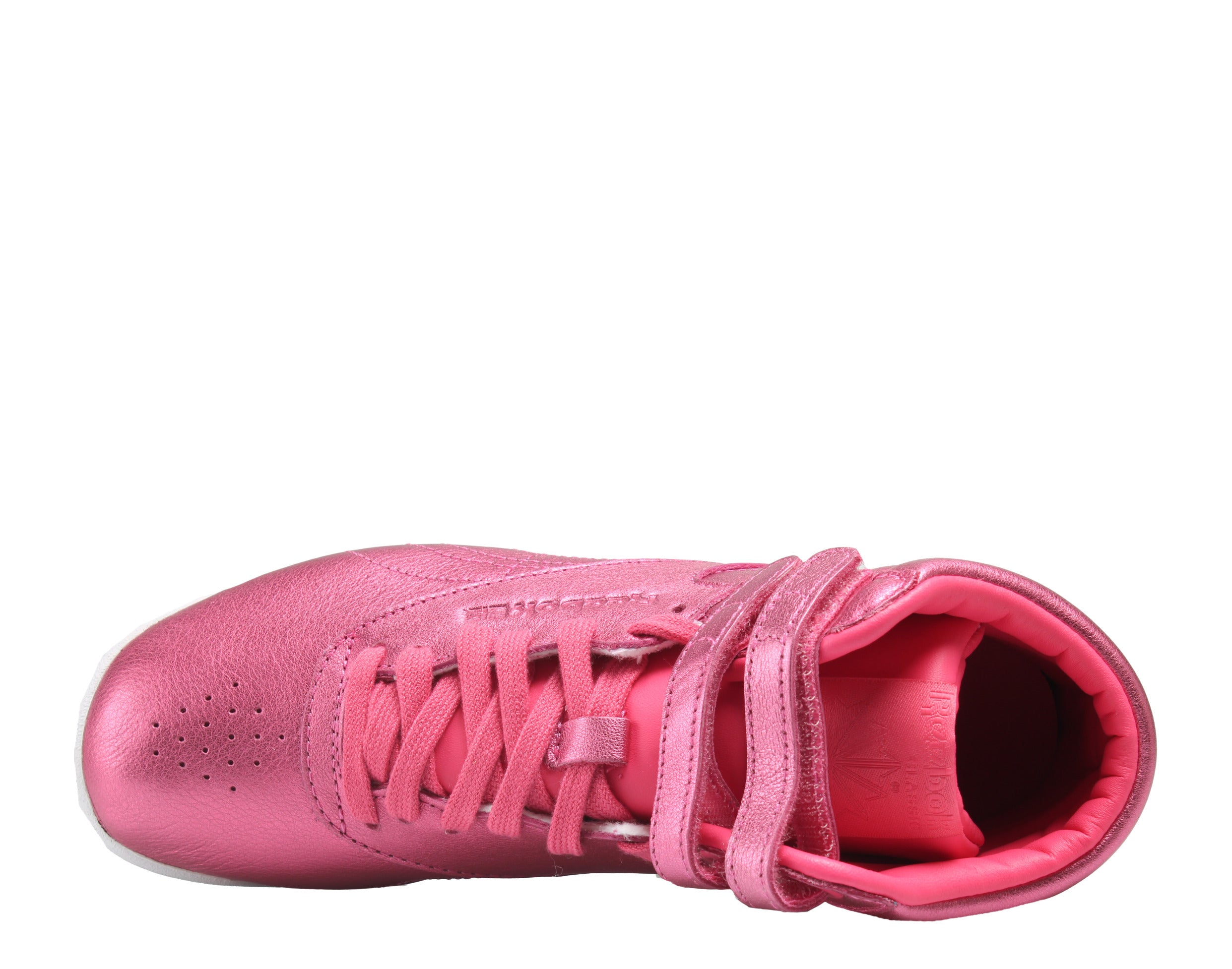 Reebok Classic Freestyle Hi Metallic Womens Shoes