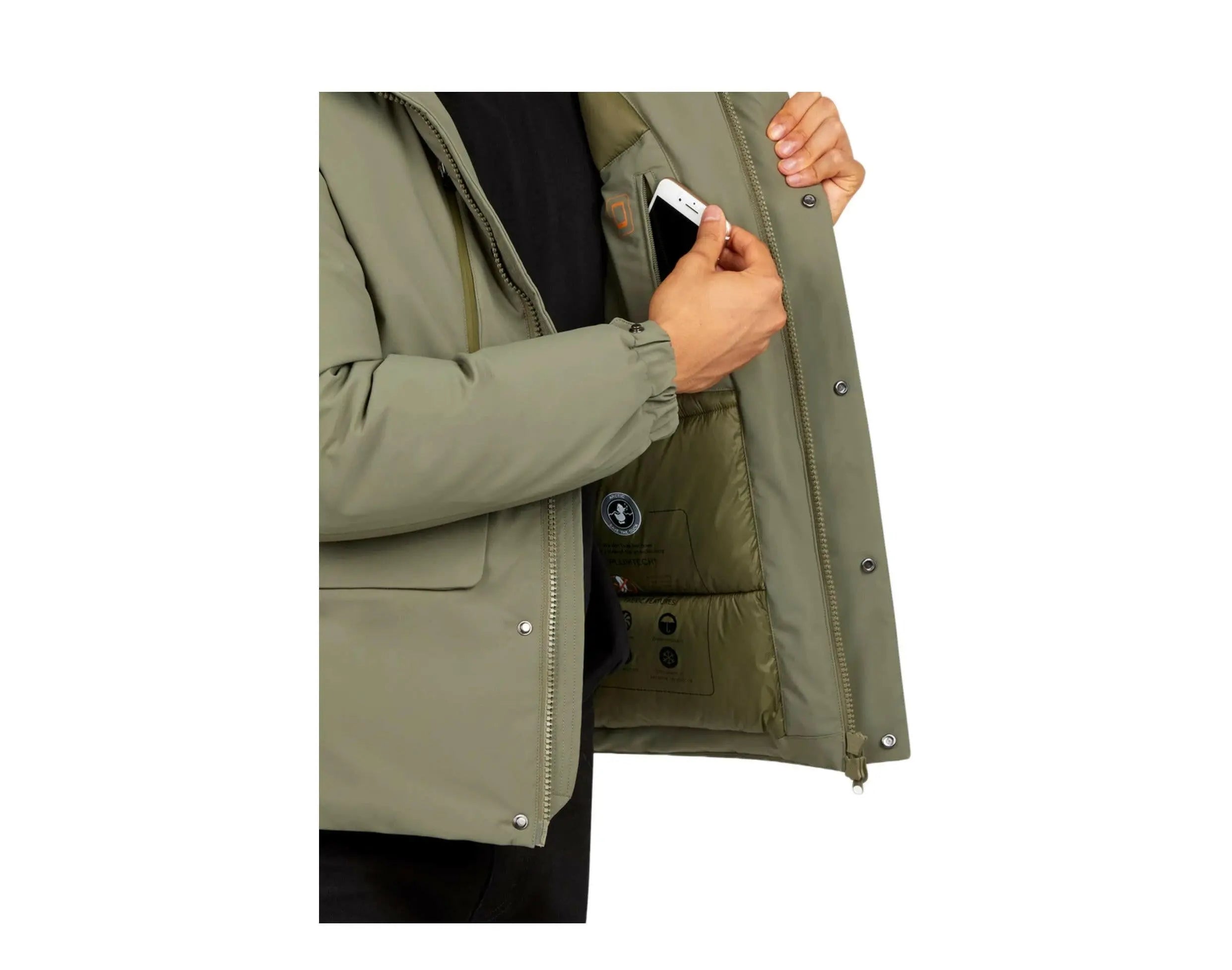 Save The Duck Smeg Hooded Parka Men's Jacket.