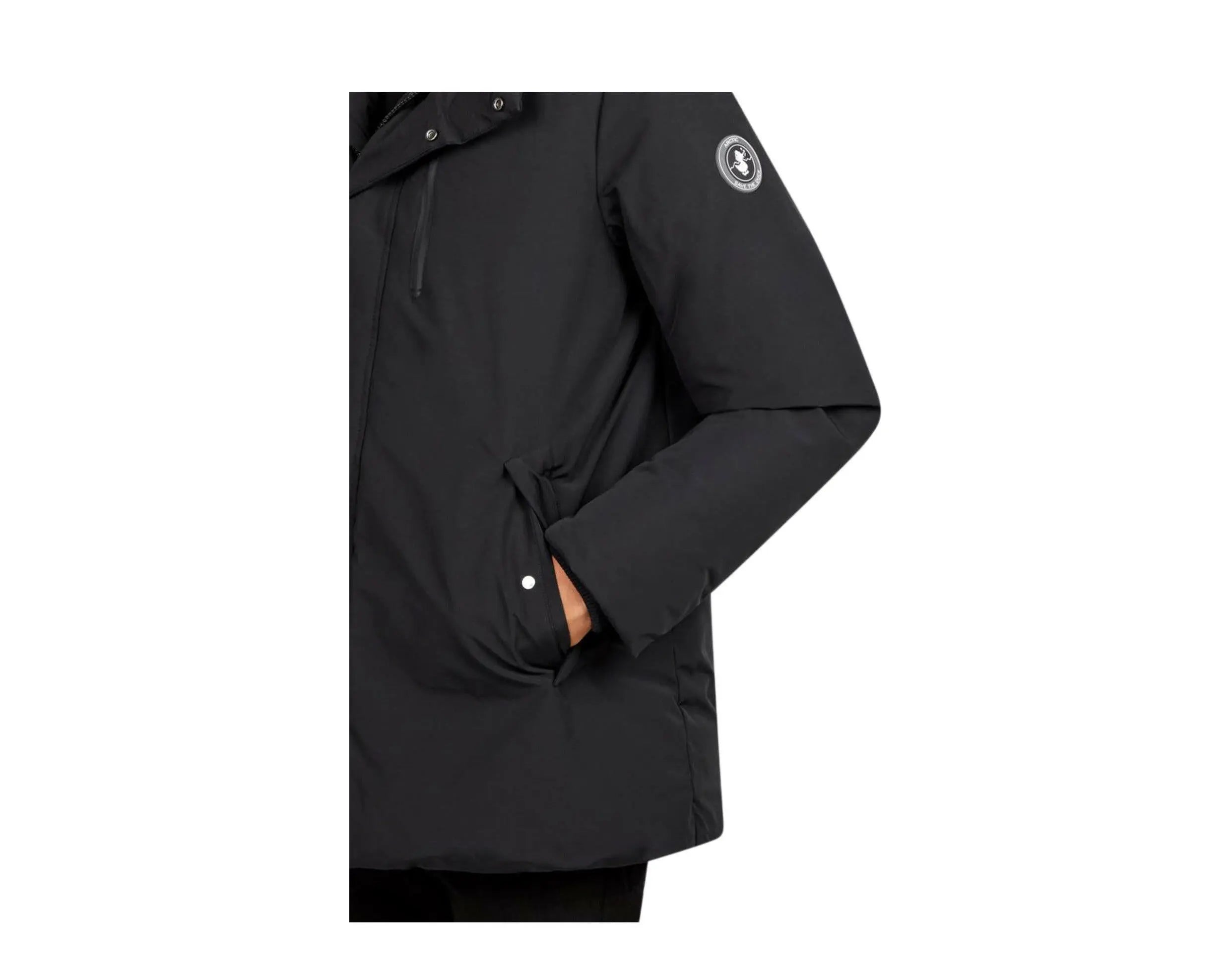 Save The Duck Copy Faux Fur Hooded Parka Men's Jacket.