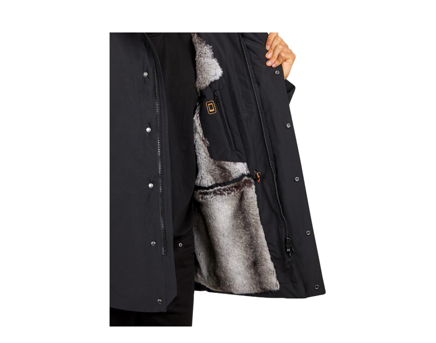 Save The Duck Copy Faux Fur Hooded Parka Men's Jacket