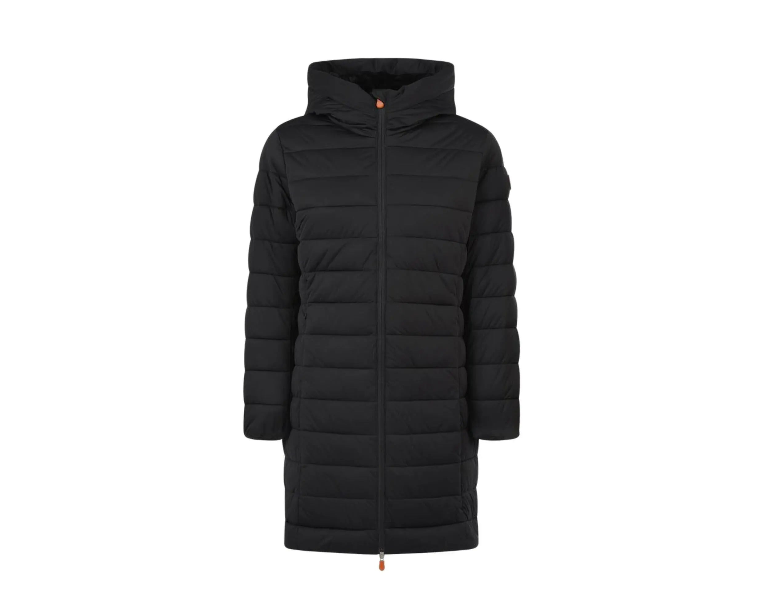 Save The Duck Sold Faux Fur Lined 3/4 Hooded Women's Coat.