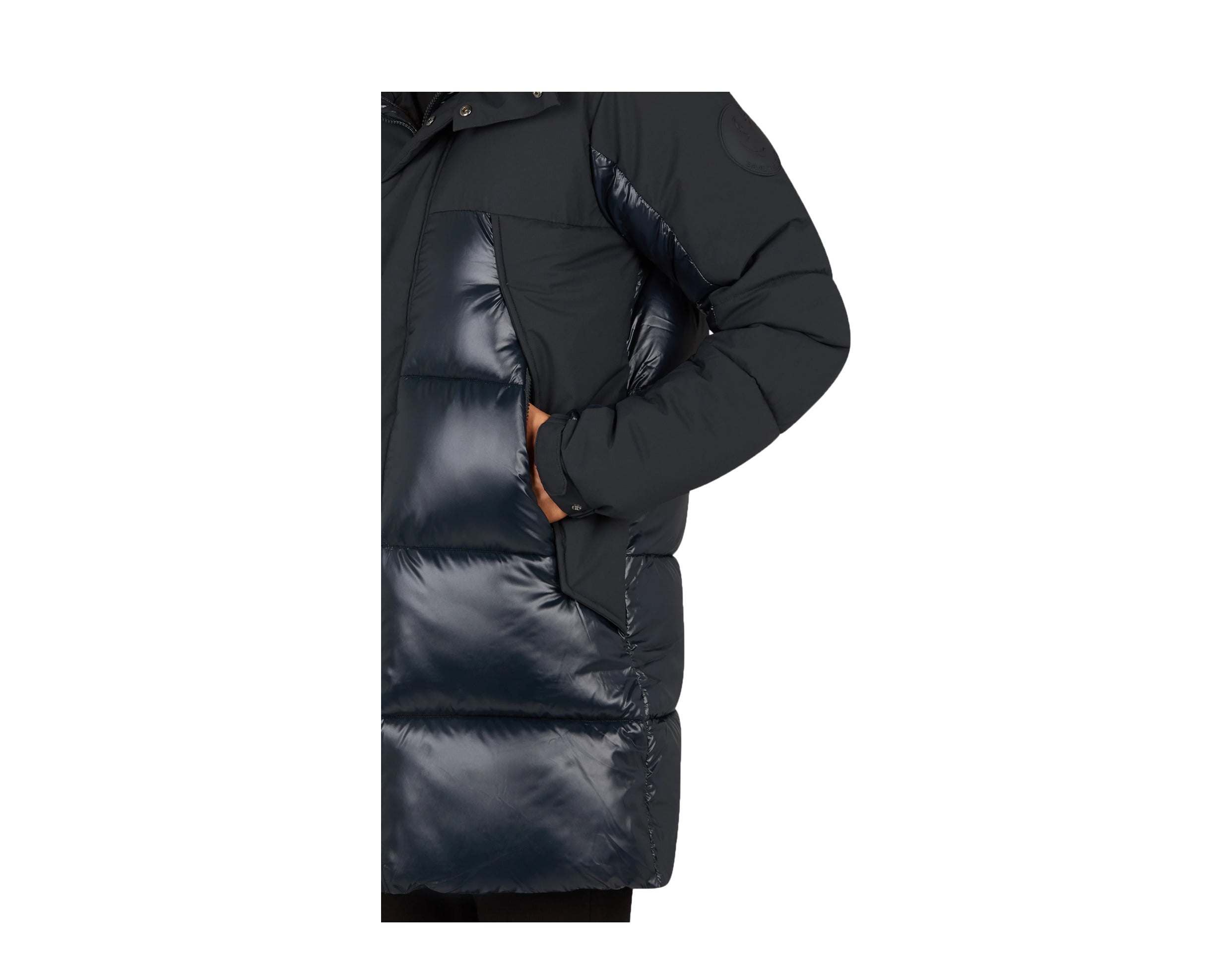 Save The Duck Luma Hooded 3/4 Puffer Unisex Coat