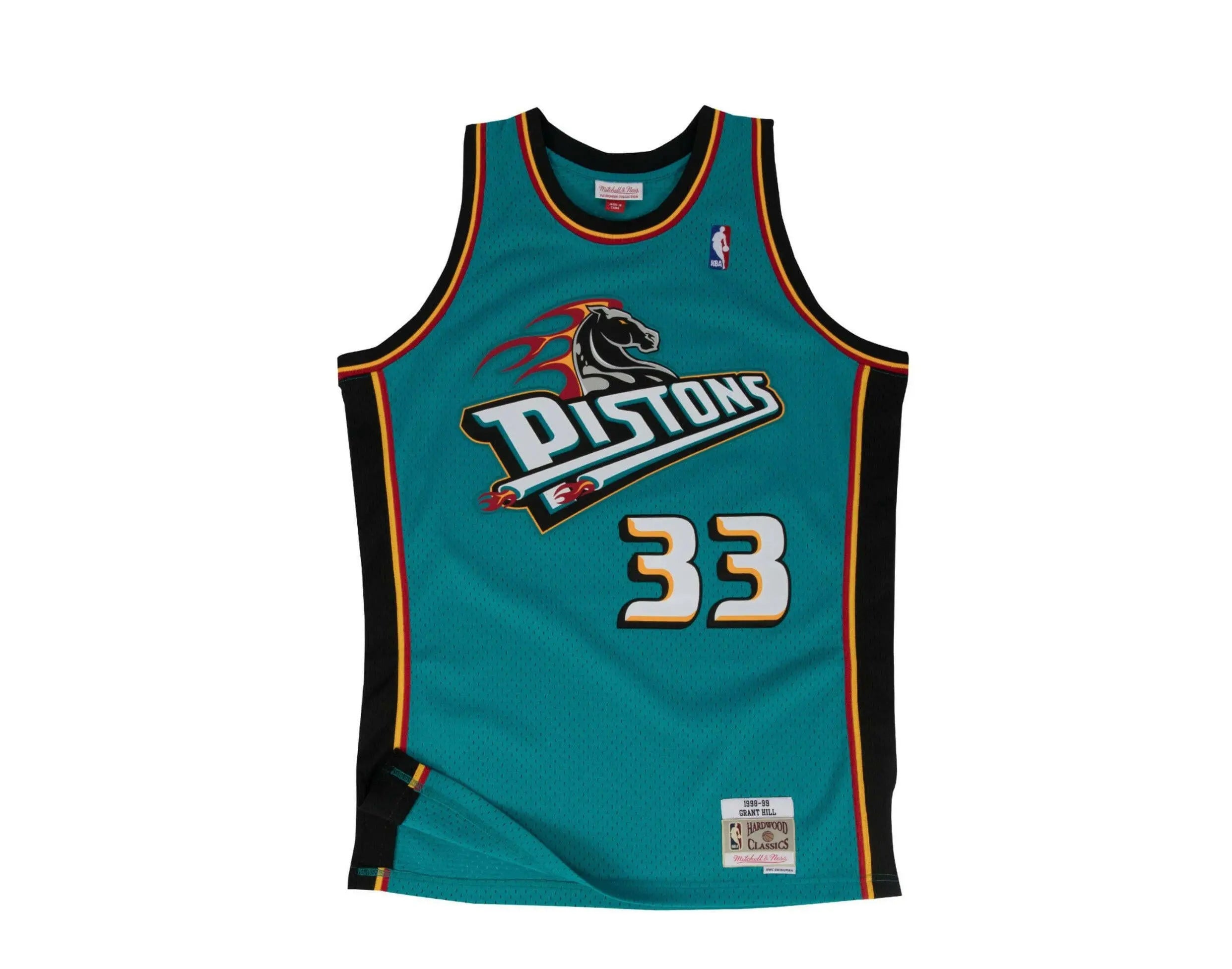 Mitchell & Ness Swingman Detroit Pistons Road 1998-99 Grant Hill Jersey.