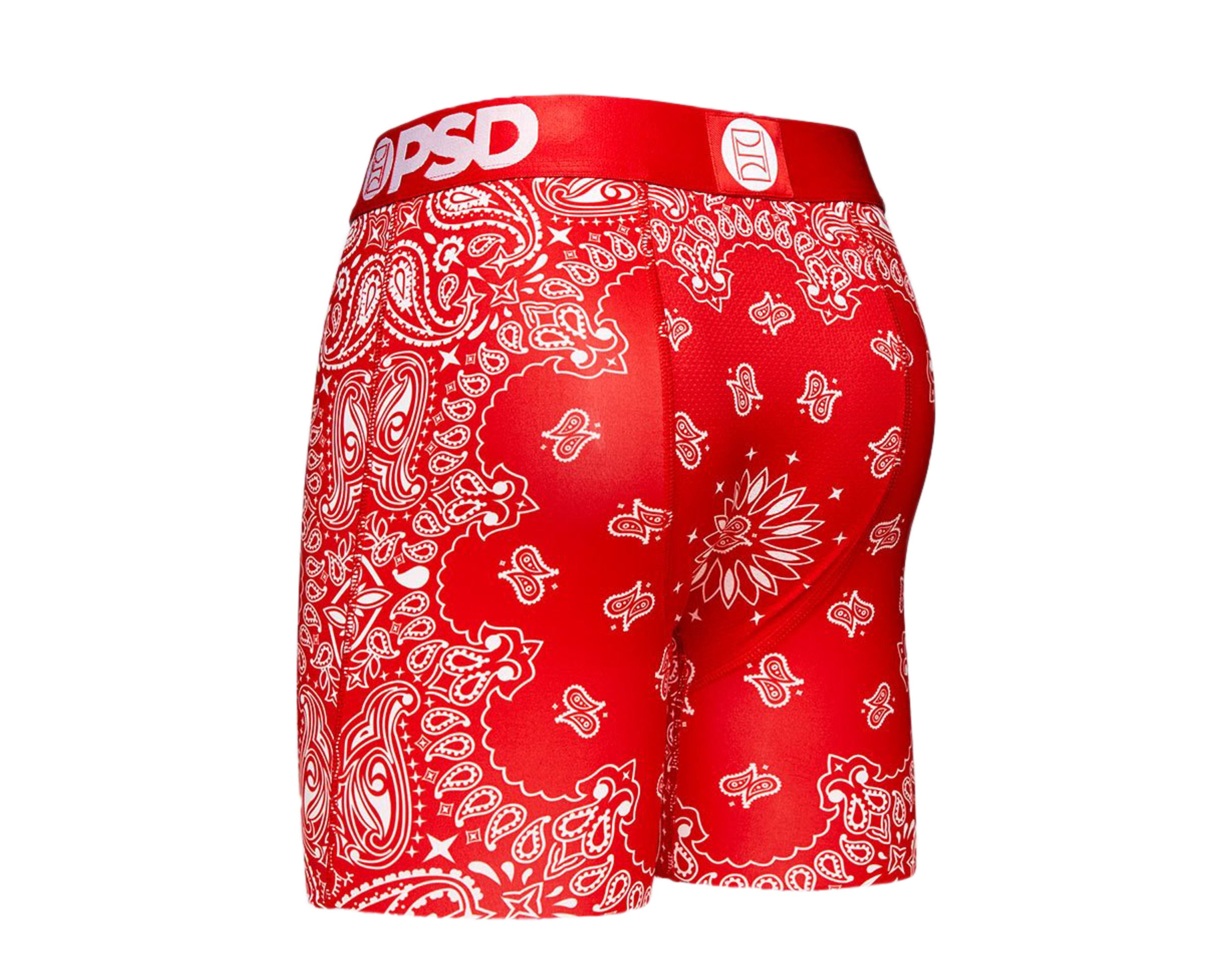 PSD Red Bandana Boxer Briefs Men's Underwear