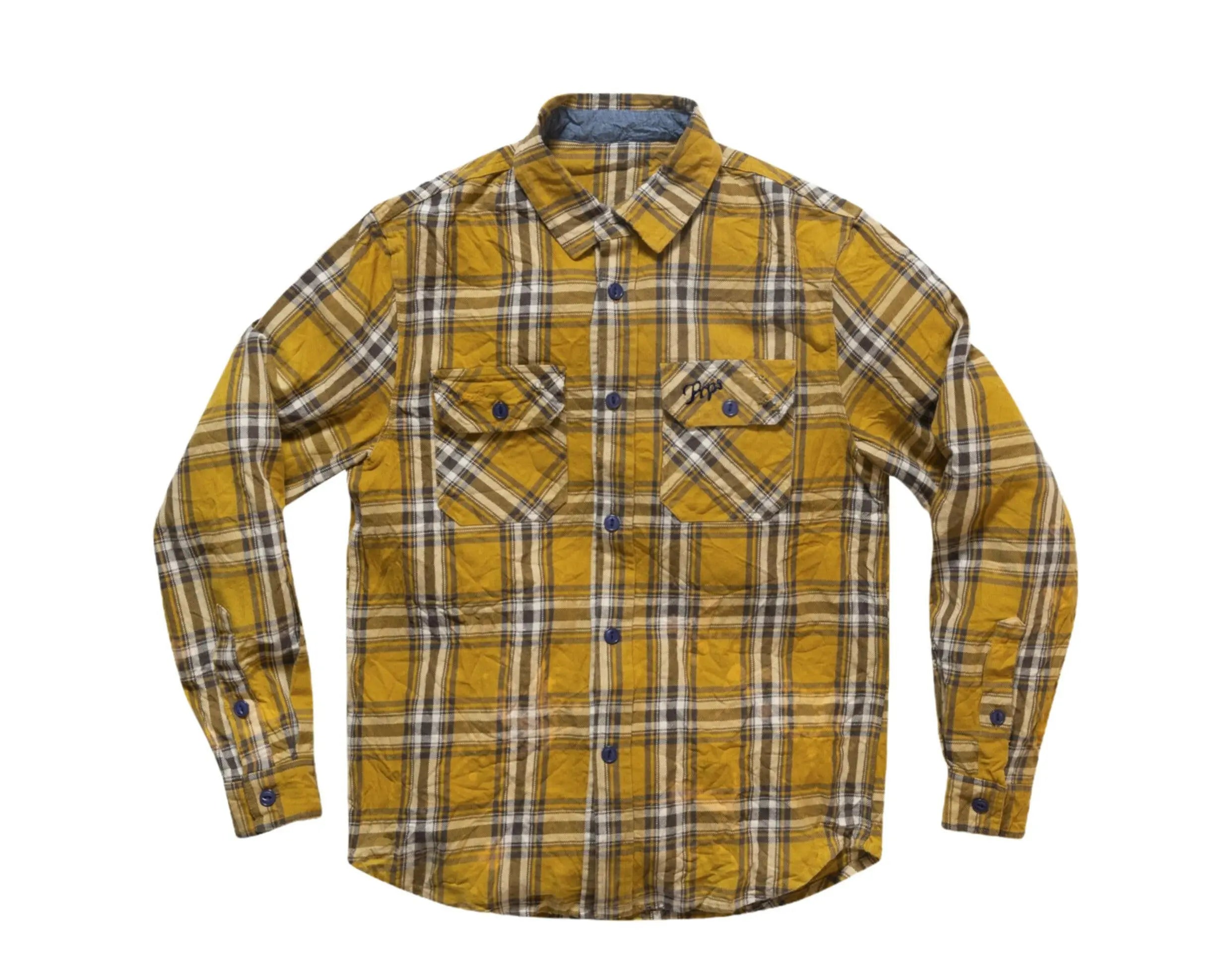 Prps Biner Plaid Men's Button Down Shirt.
