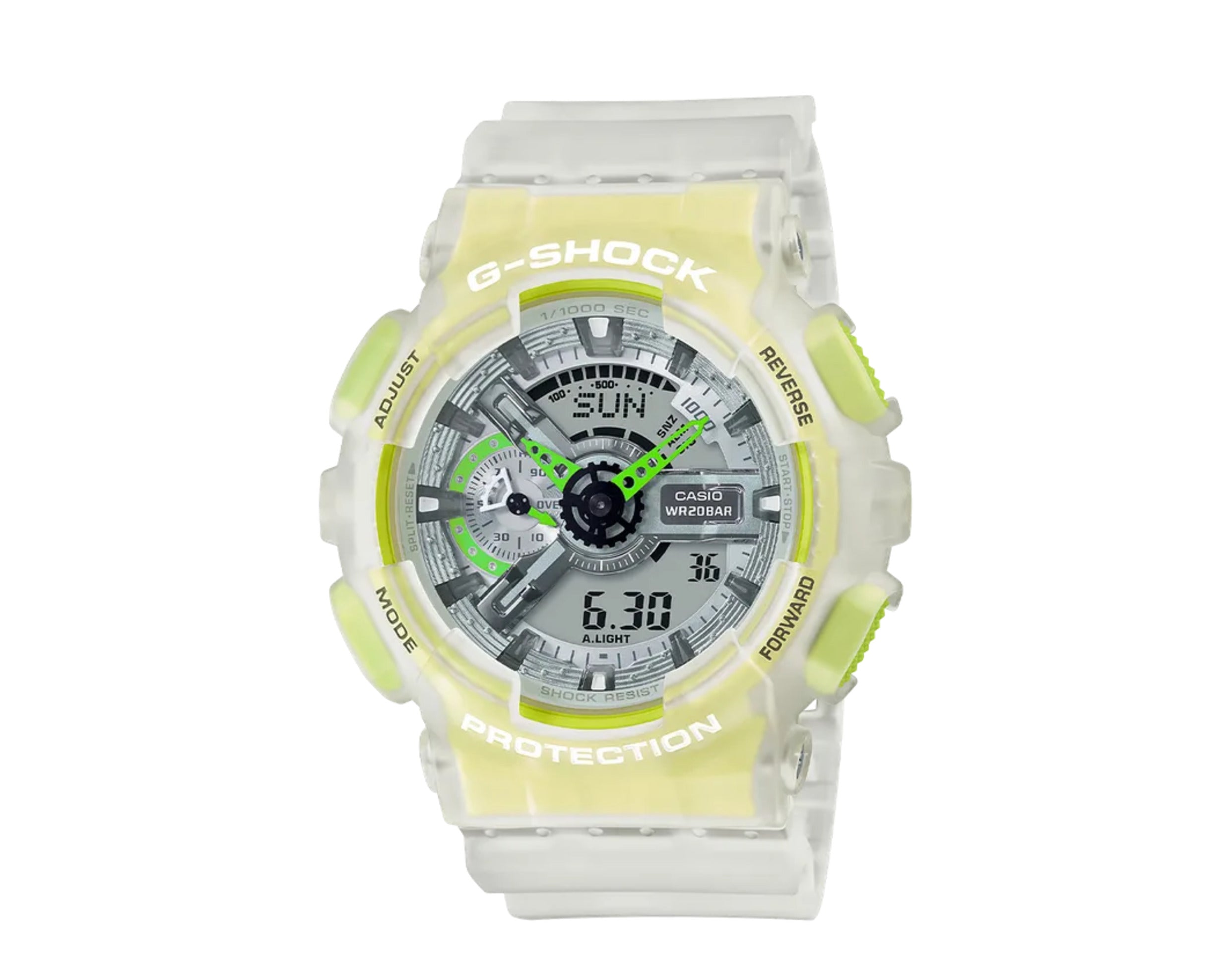 Casio G-Shock GA110 Semi-Transparent Analog-Digital Resin Men's Watch