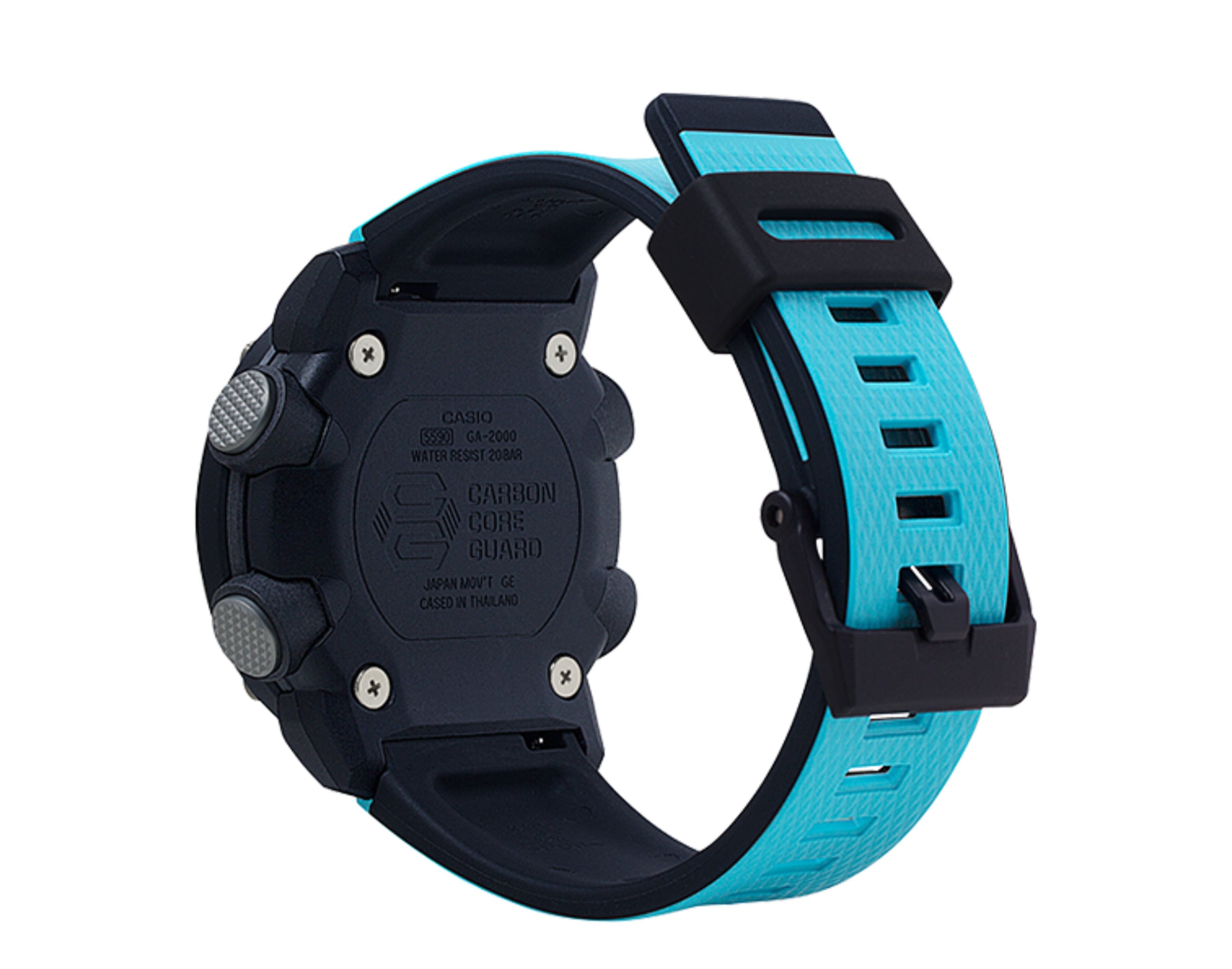Casio G-Shock GA2000 Front Button Analog-Digital Metal and Resin Men's Watch