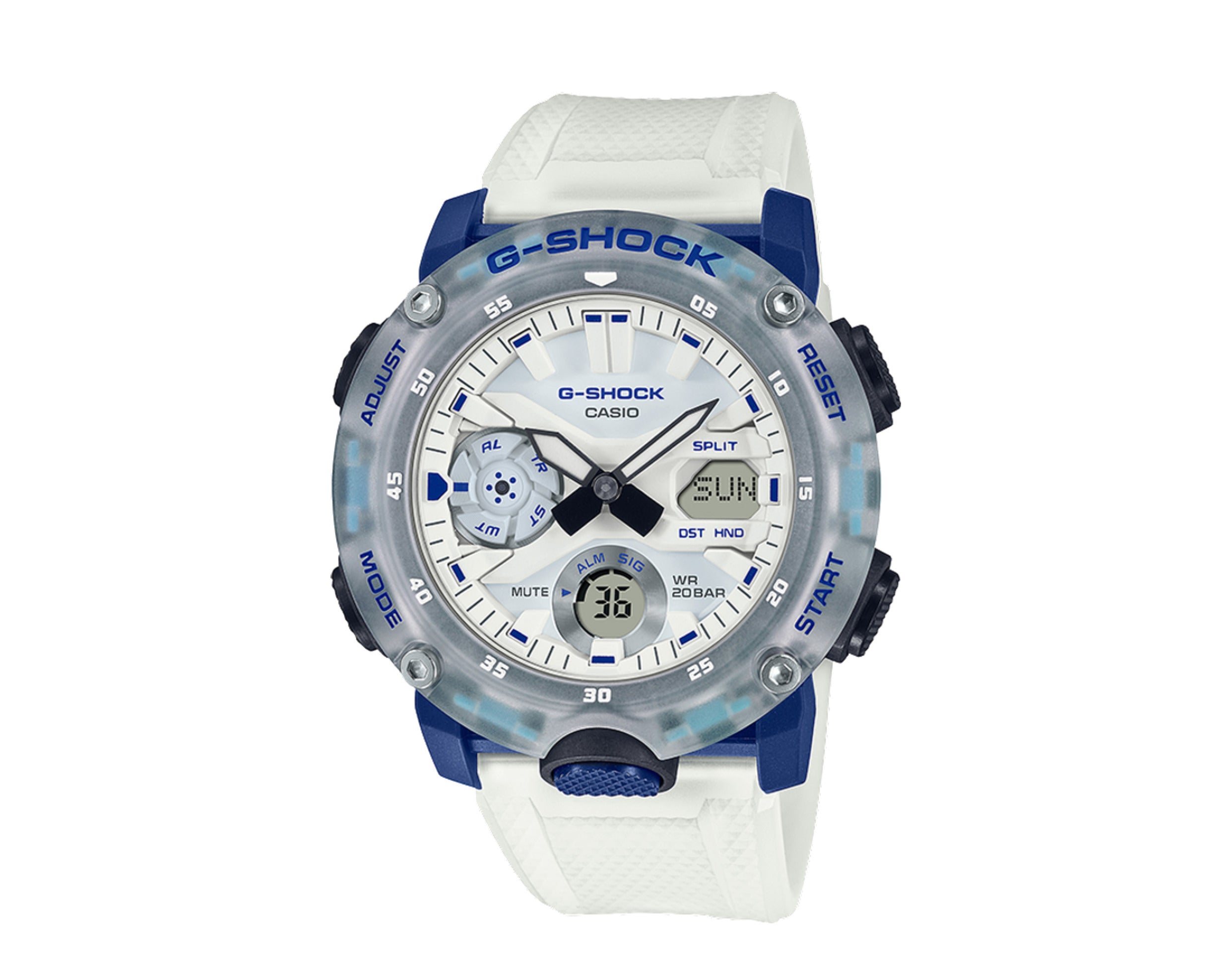 Casio G-Shock GA2000HC Hidden Coast Pack Front Button Analog-Digital Resin Watch