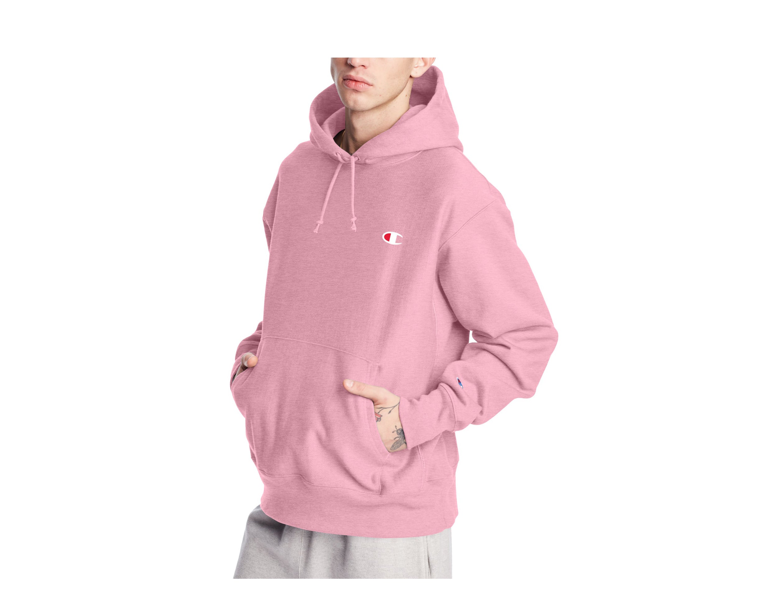Champion C-Life Reverse Weave C Logo Pull-Over Men's Hoodie