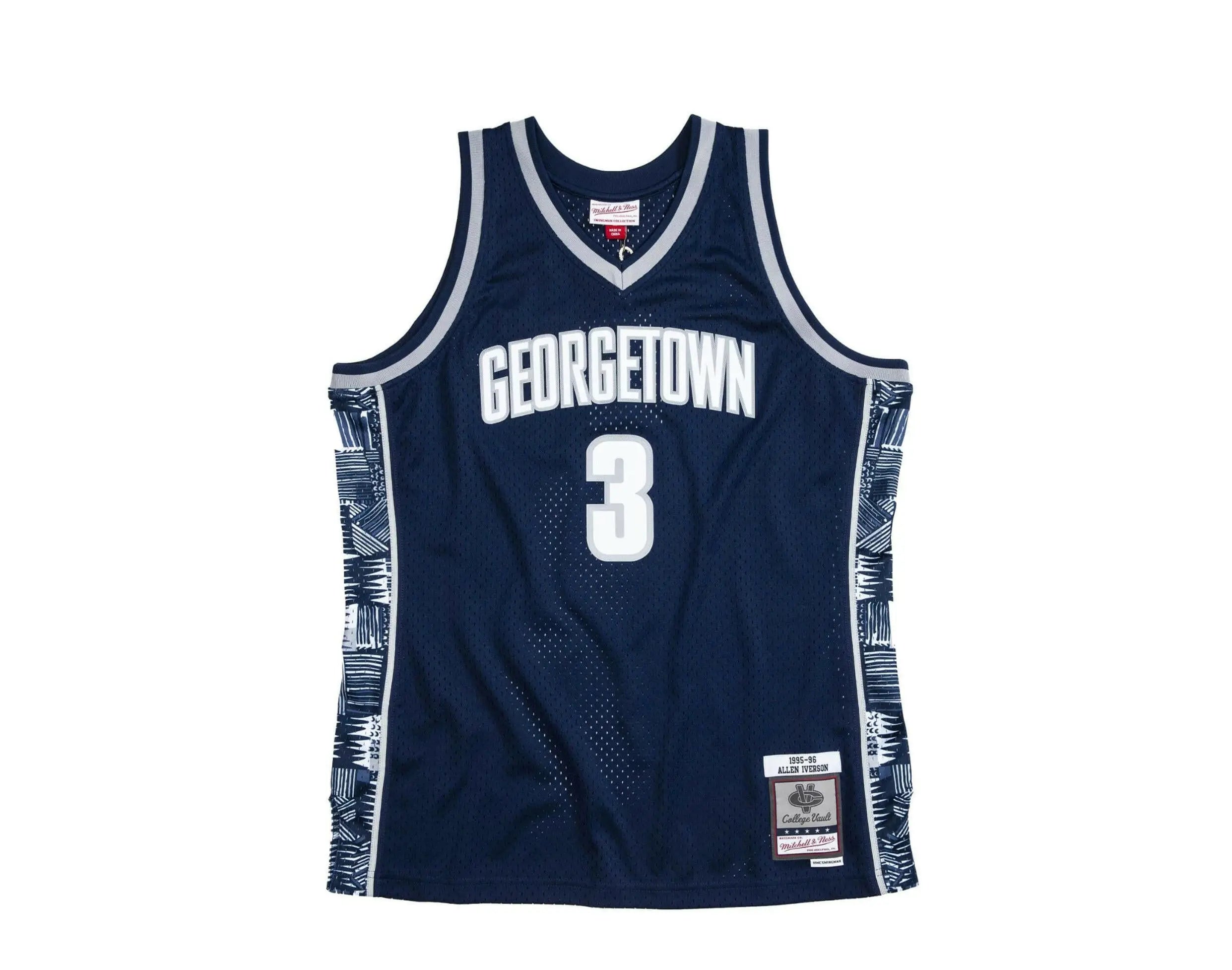 Mitchell & Ness Swingman Georgetown University 1995-96 Allen Iverson Jersey.