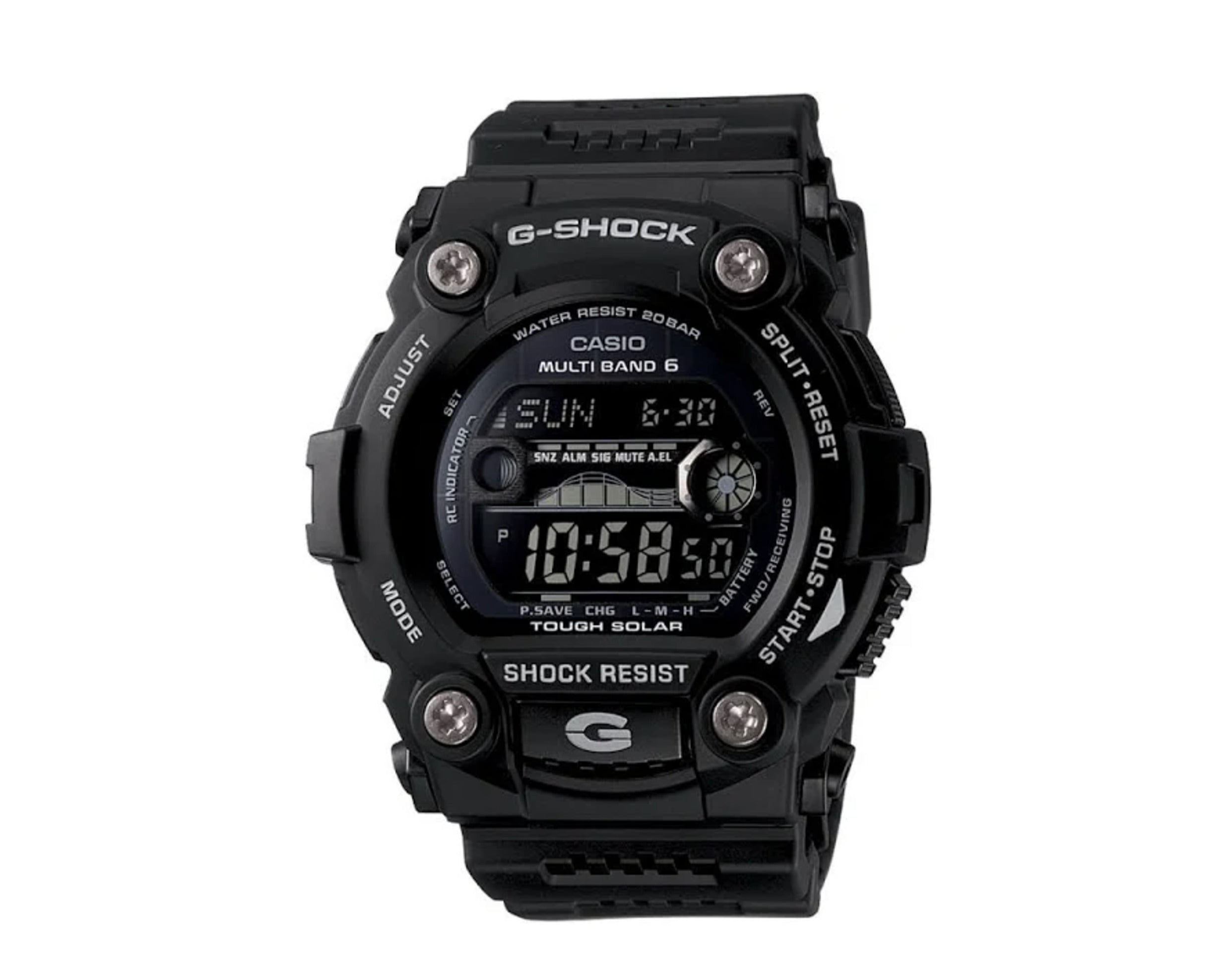 coping rulle drivende Casio G-Shock GW7900 BlackOut Digital Tide Graph Resin Watch – NYCMode