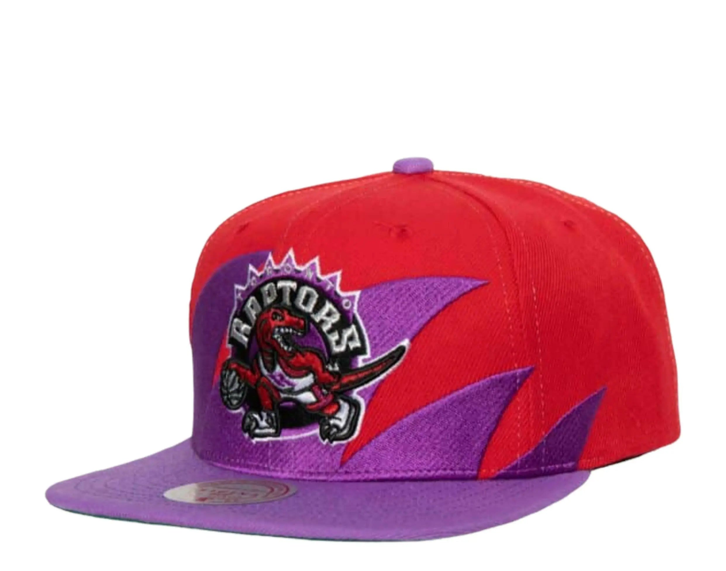Mitchell & Ness NBA Toronto Raptors Sharktooth HWC Snapback Hat.