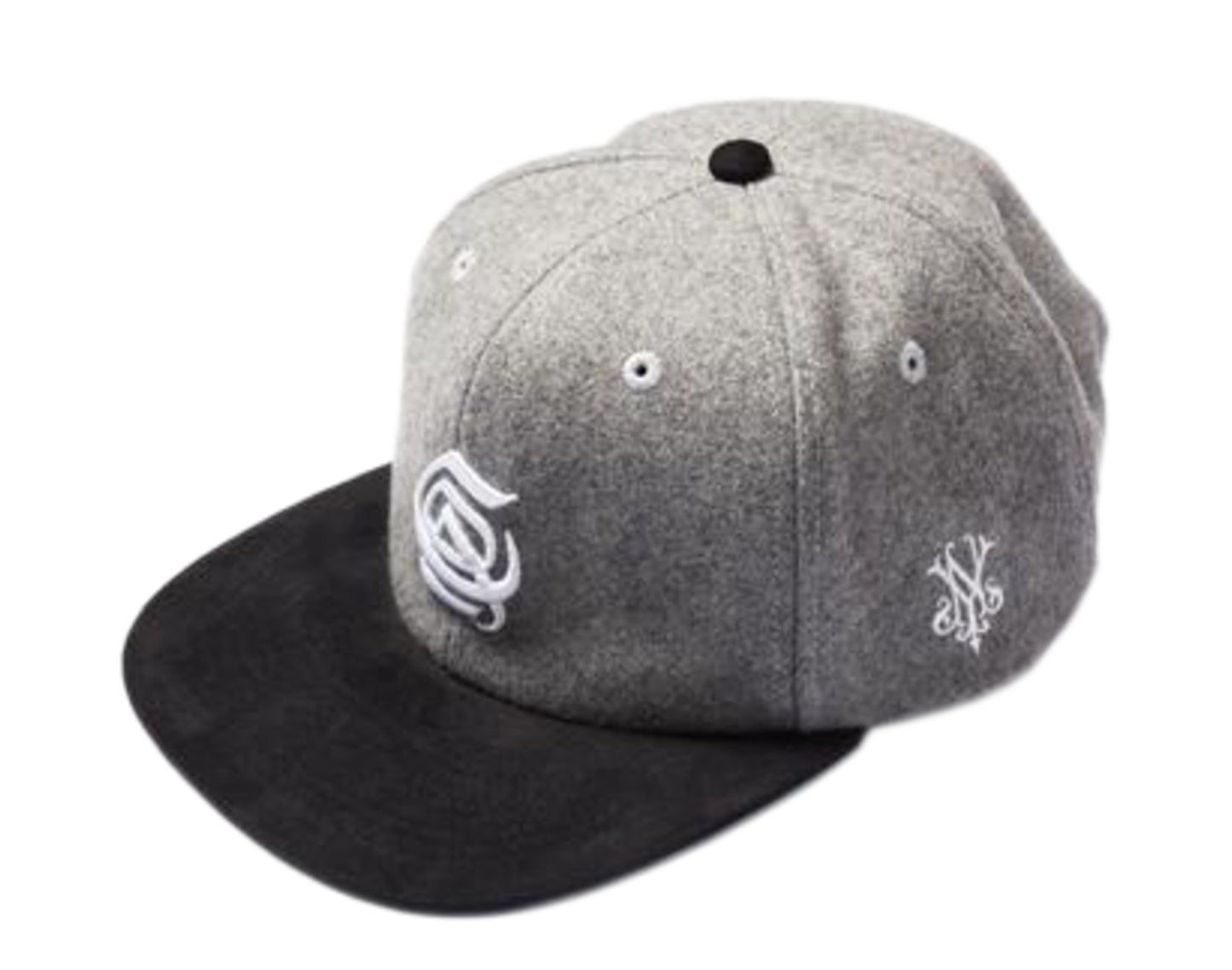 Coat Of Arms Calligraphic Monogram Wool Strapback Hat