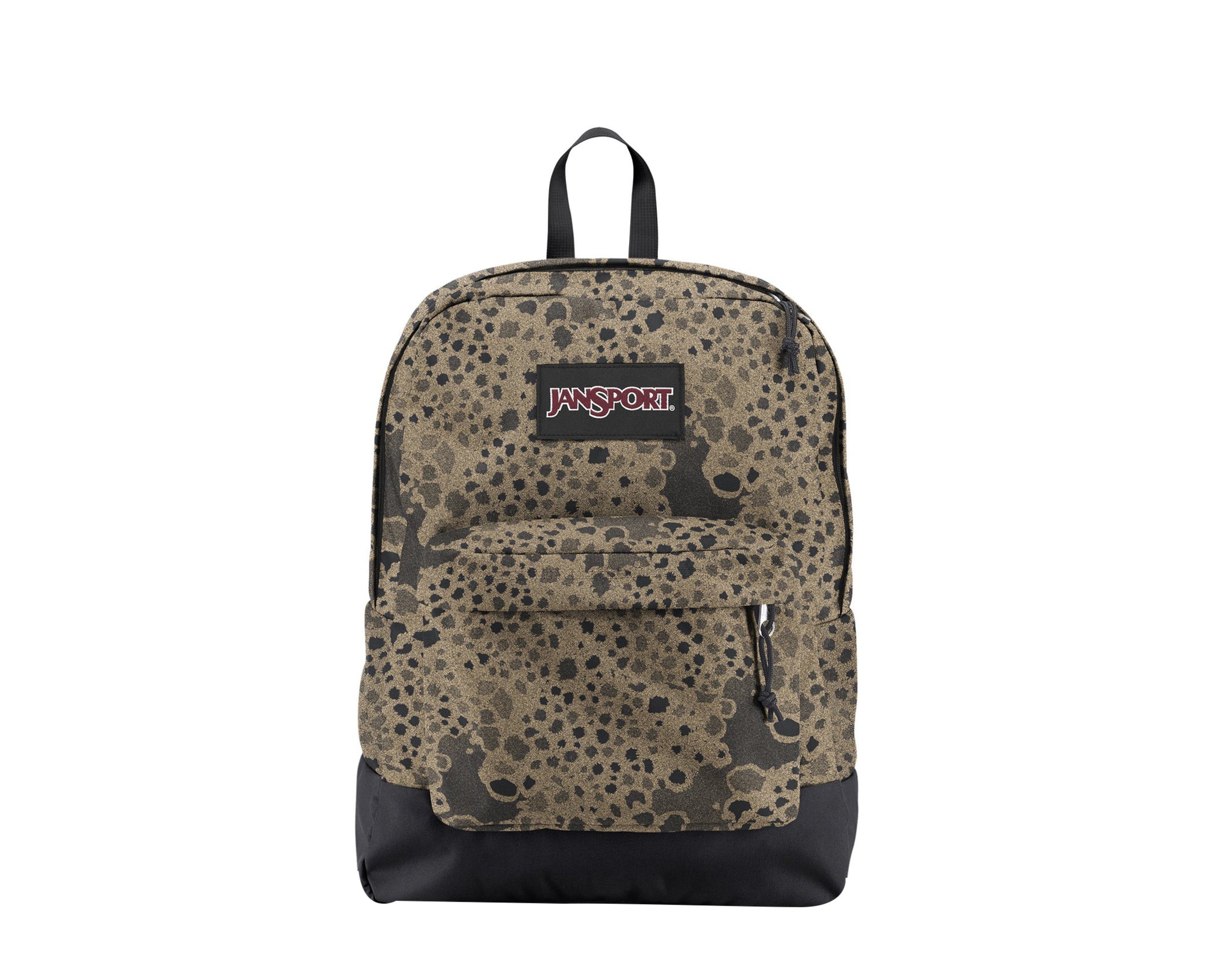 Jansport Superbreak Backpack Black Label Stony Camo Print