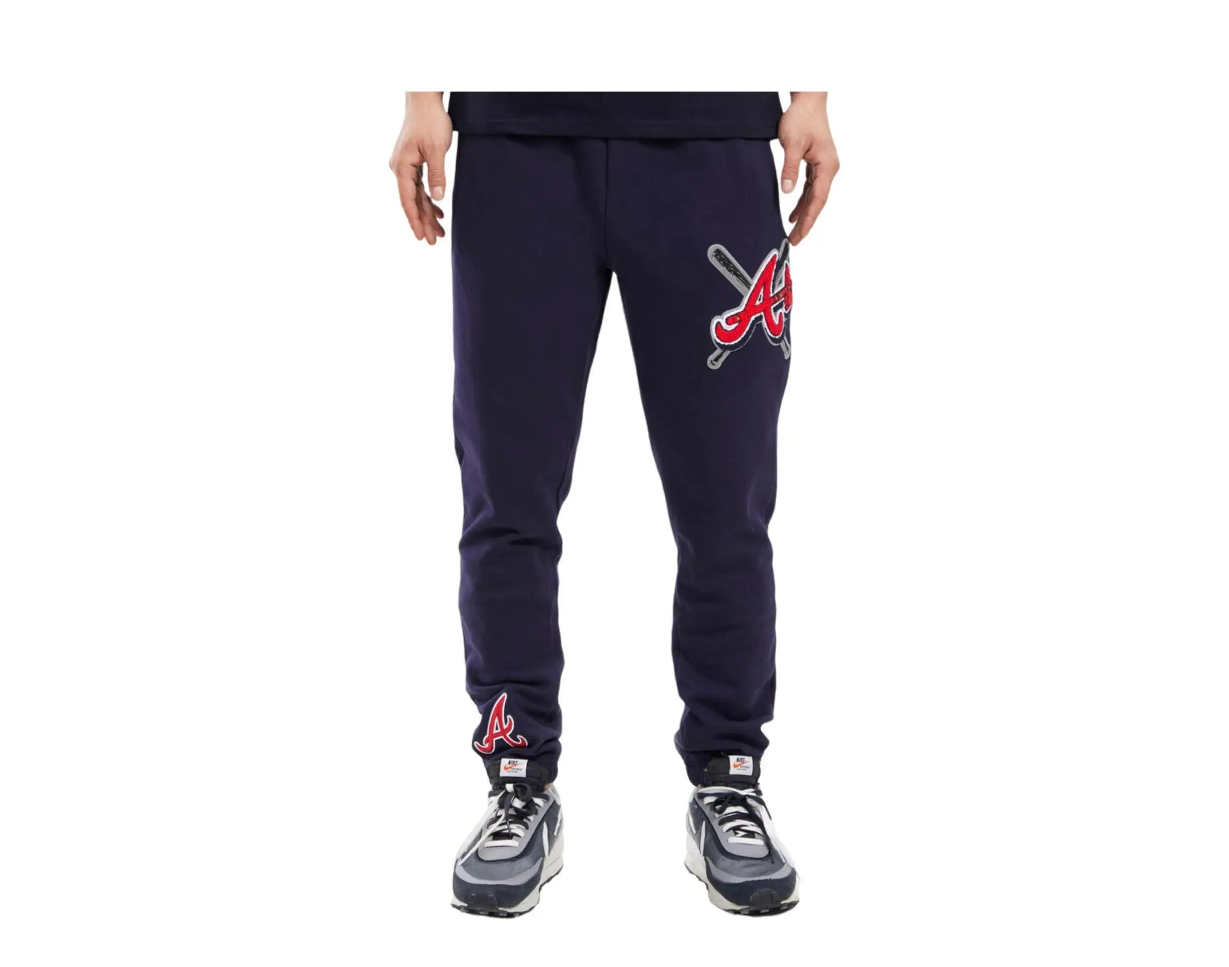 Pro Standard MLB Atlanta Braves Mash Up Logo Men's Sweatpants.