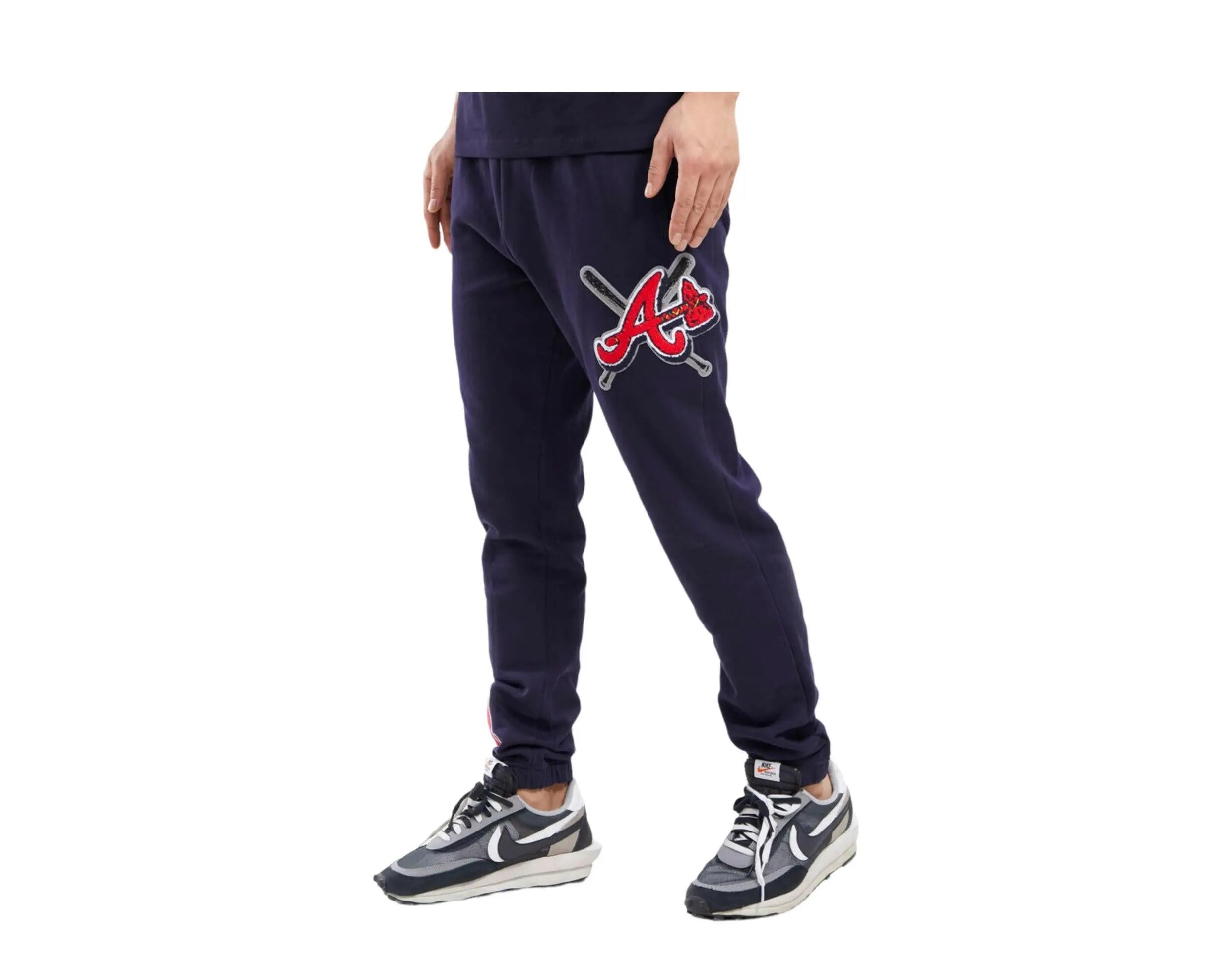 Pro Standard MLB Atlanta Braves Mash Up Logo Men's Sweatpants.