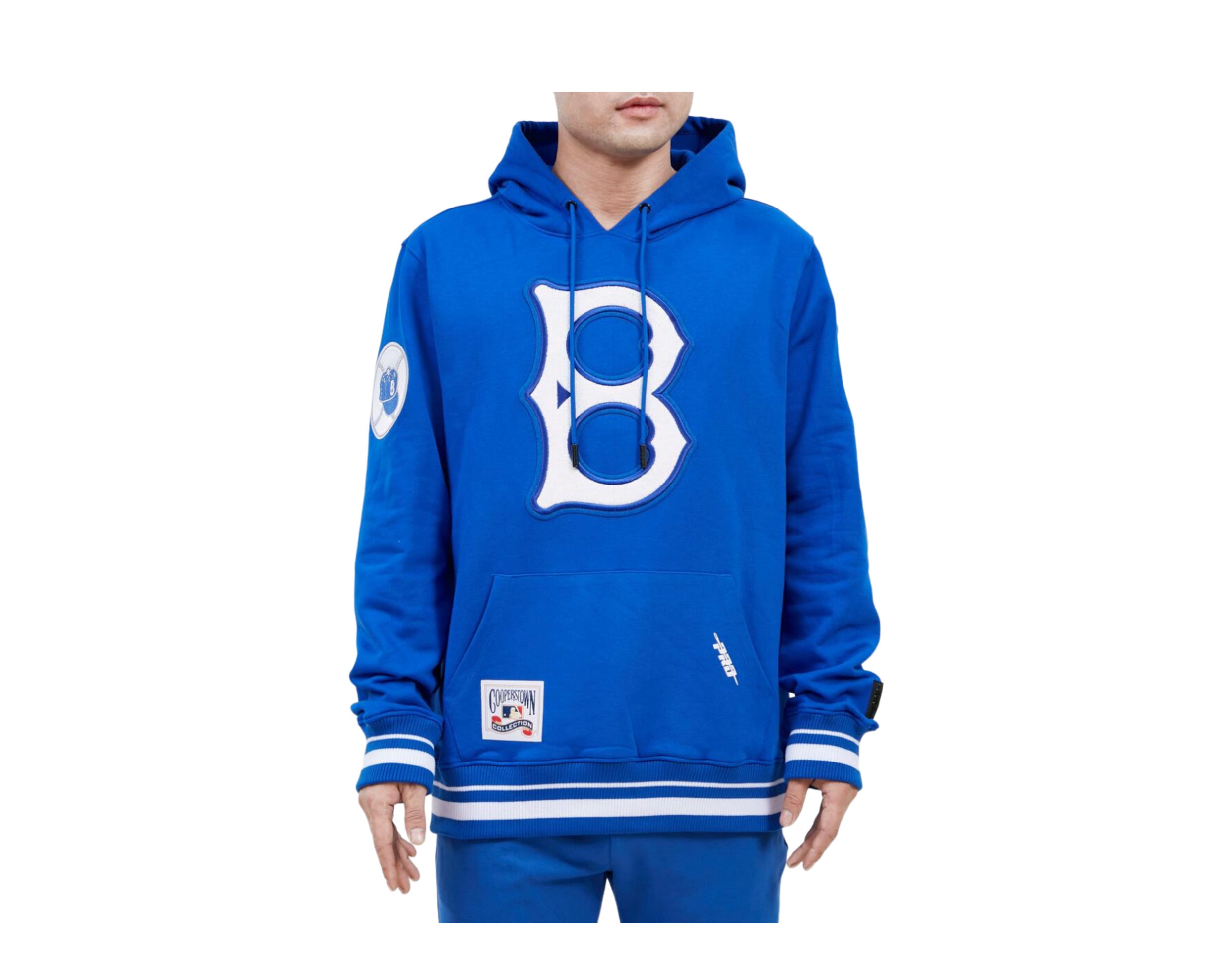 Red MLB Brooklyn Dodgers sports jumper, sweater men's branded designer –  System F