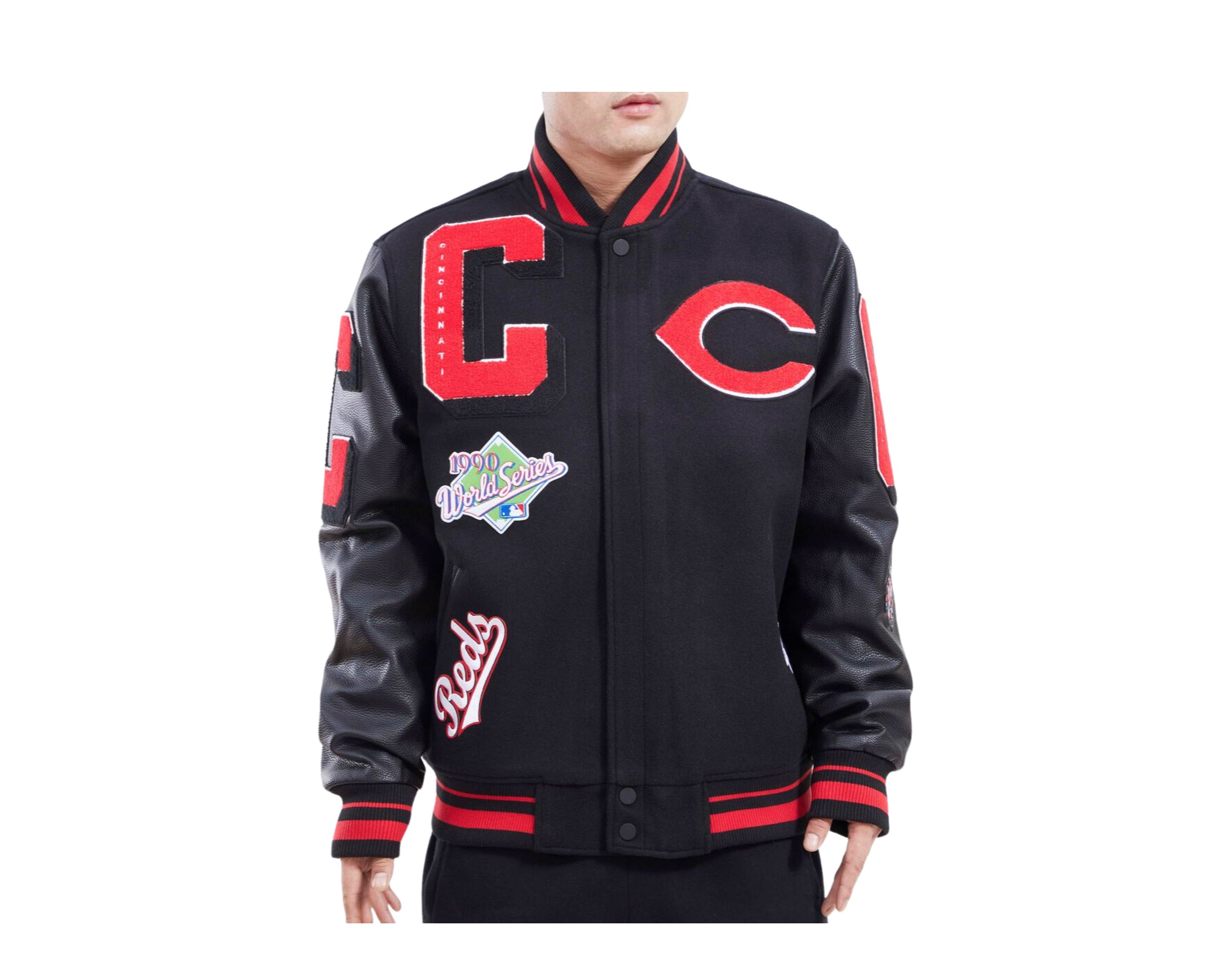 Full-Snap Wool/Leather Mash Up St. Louis Cardinals Varsity Jacket