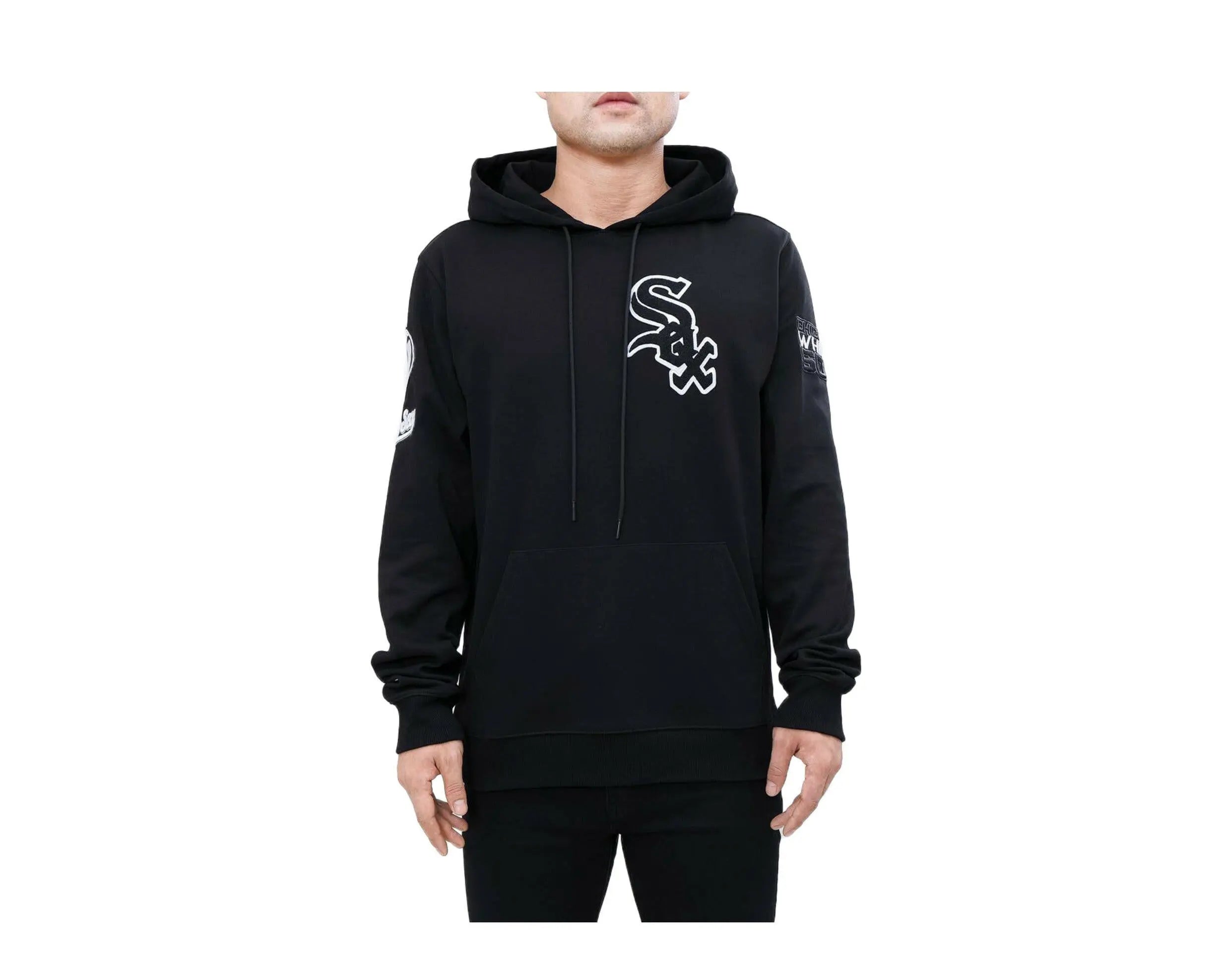 Pro Standard MLB Chicago White Sox Logo Blended P/O Men's Hoodie.