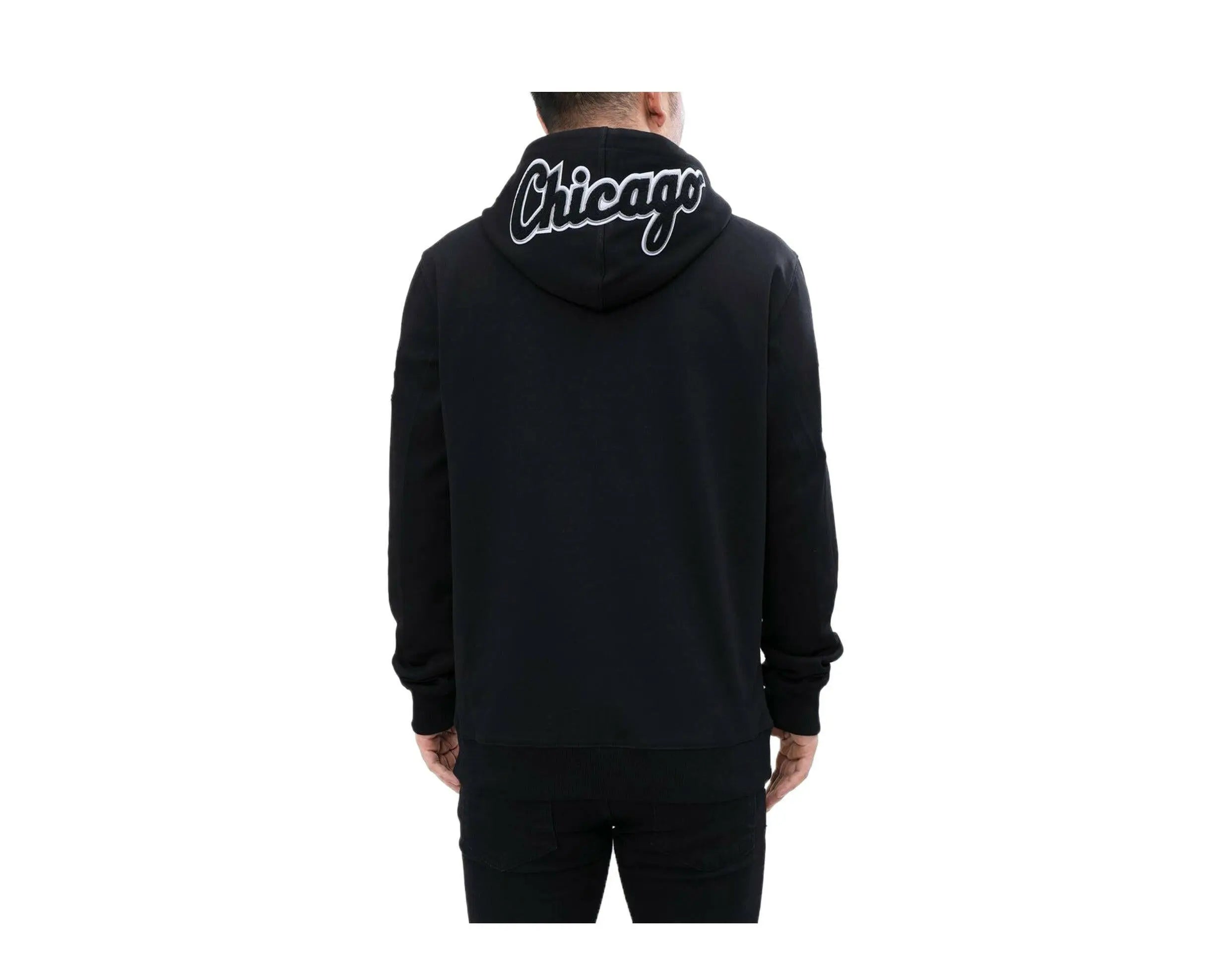 Pro Standard MLB Chicago White Sox Logo Blended P/O Men's Hoodie.