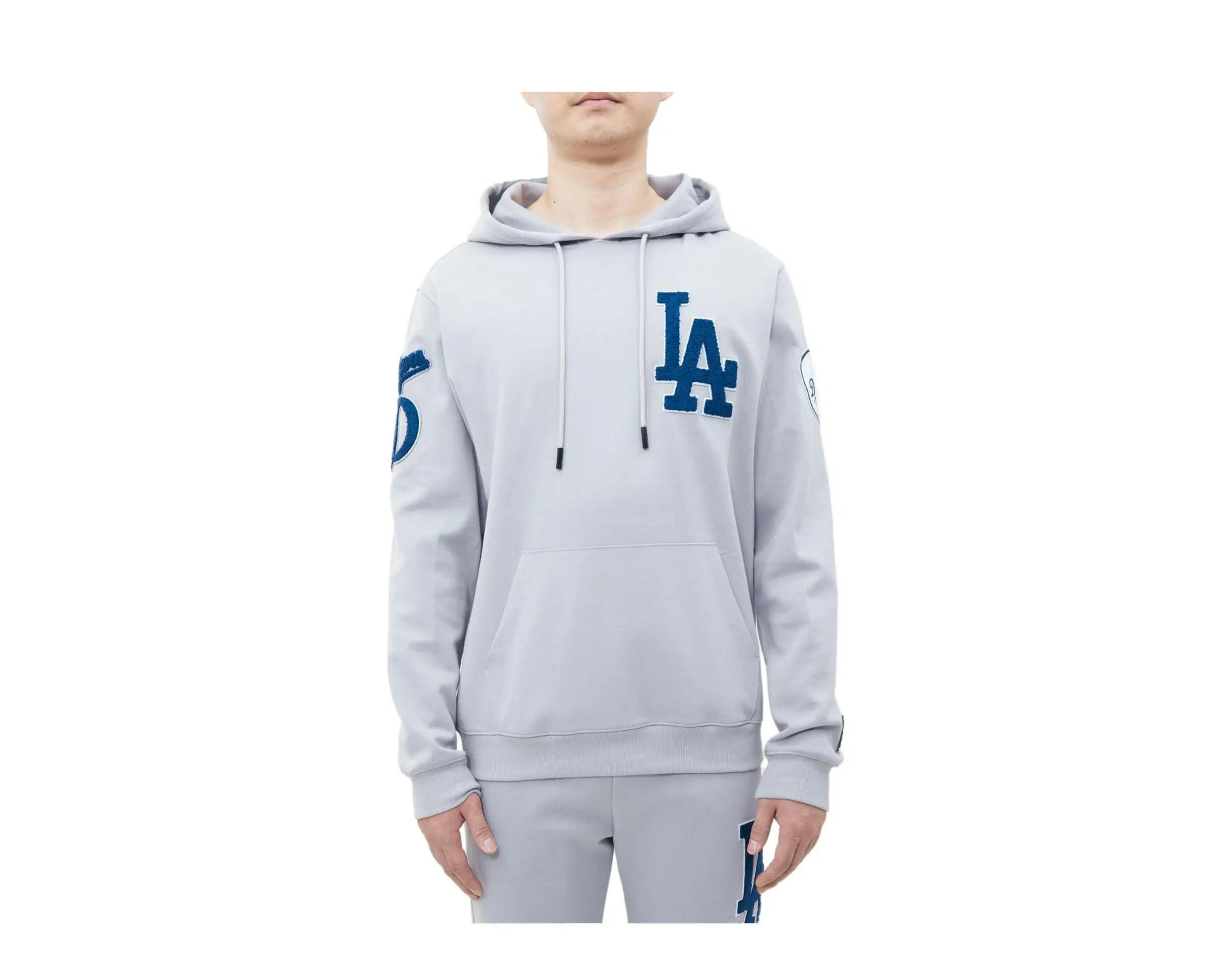 Pro Standard MLB Los Angeles Dodgers Logo Blended P/O Men's Hoodie.