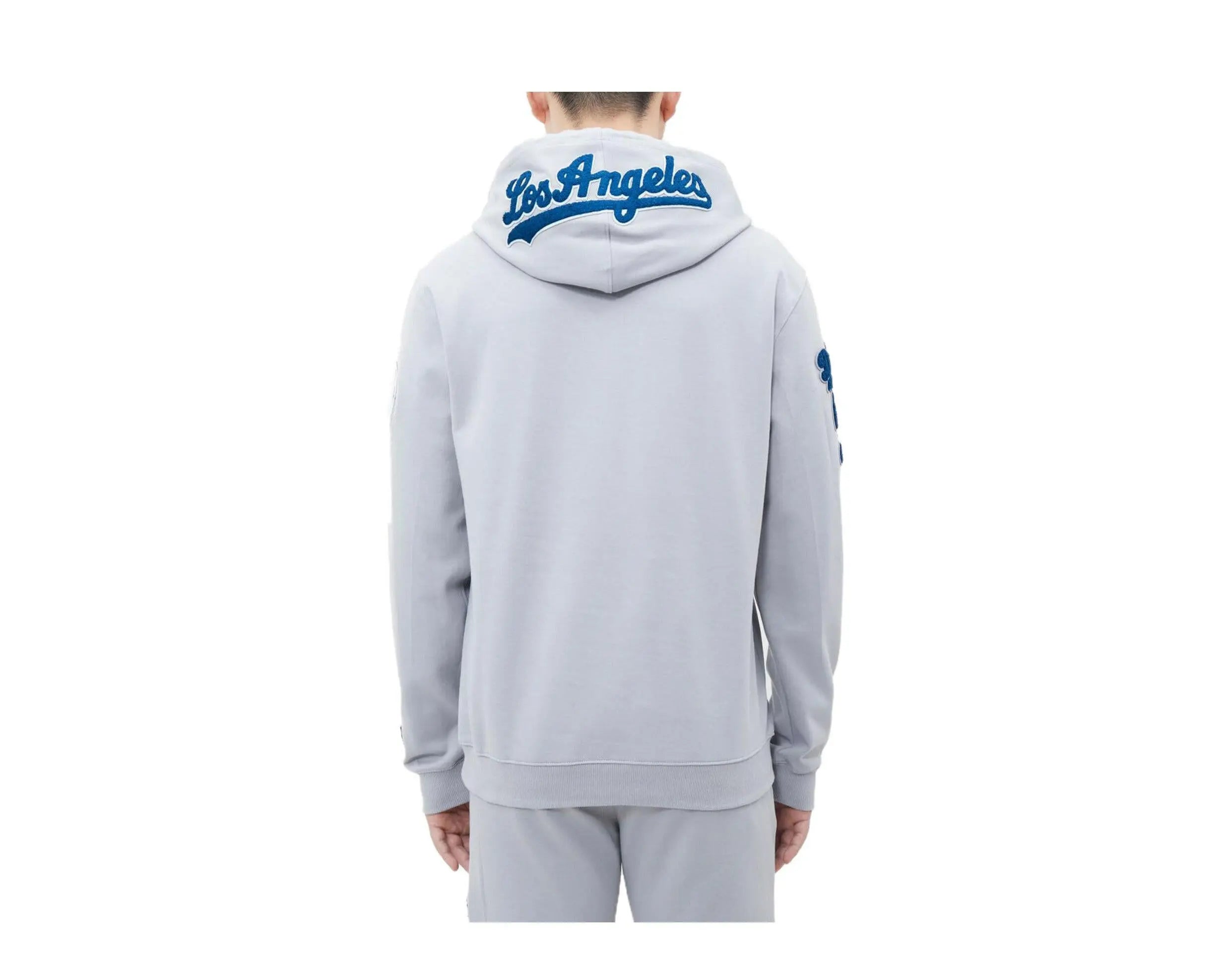 Pro Standard MLB Los Angeles Dodgers Logo Blended P/O Men's Hoodie.