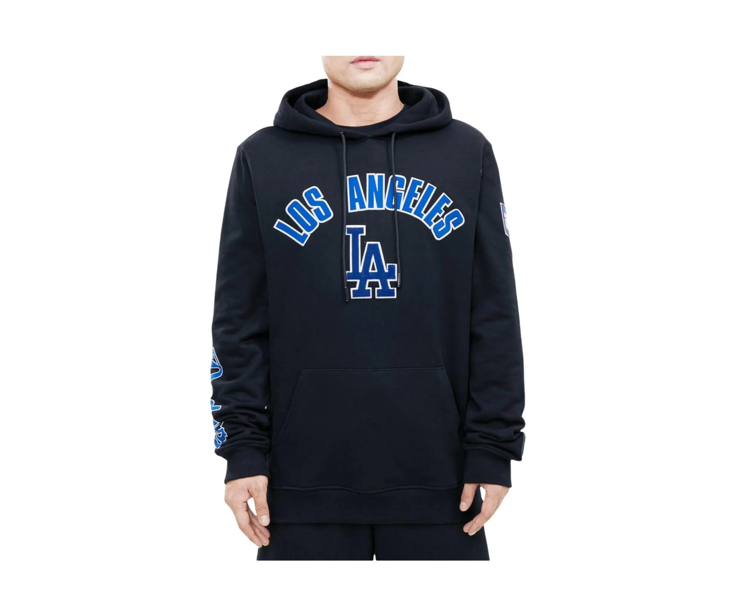 Pro Standard MLB Los Angeles Dodgers Stacked Logo P/O Hoodie.