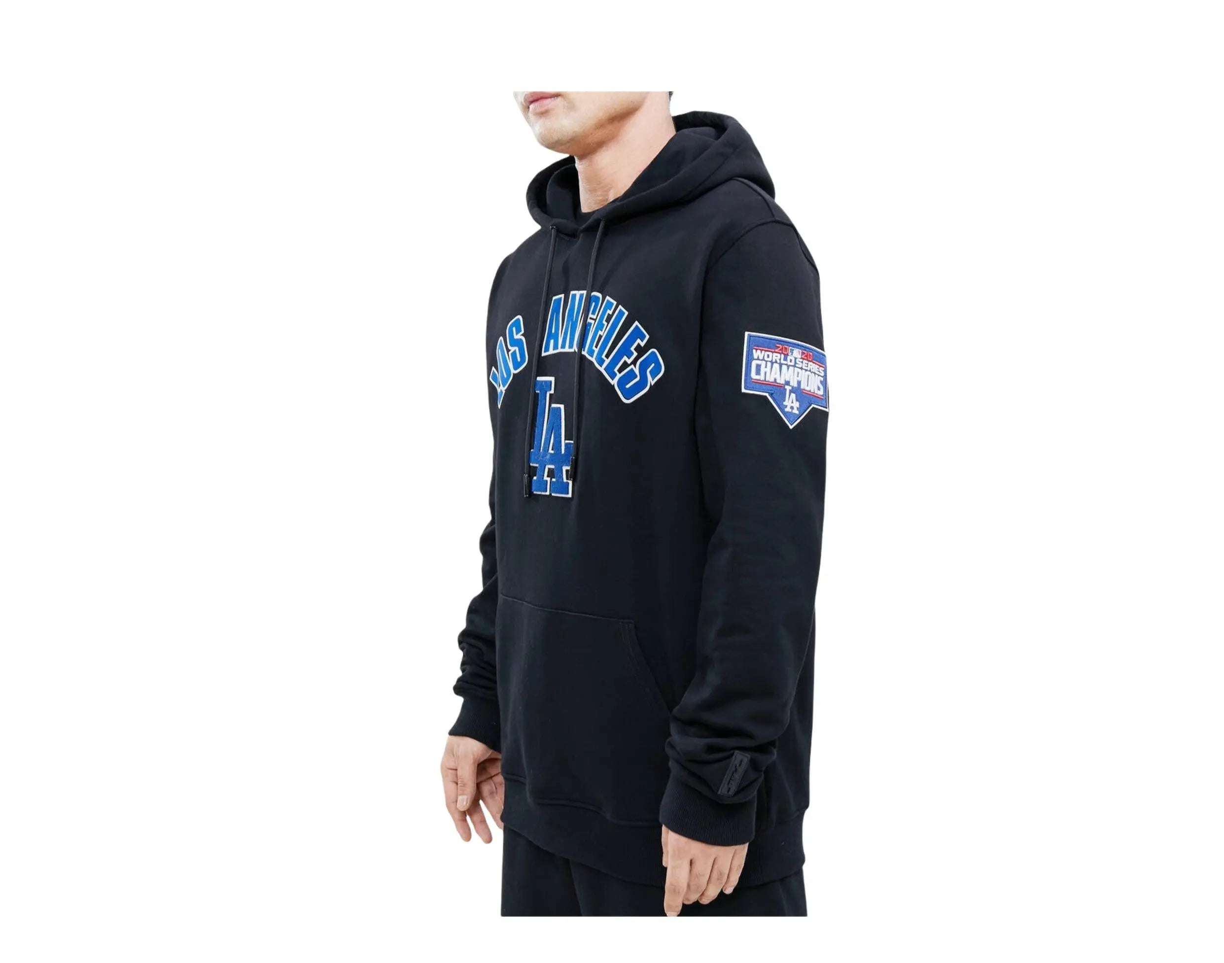 Pro Standard MLB Los Angeles Dodgers Stacked Logo P/O Hoodie.