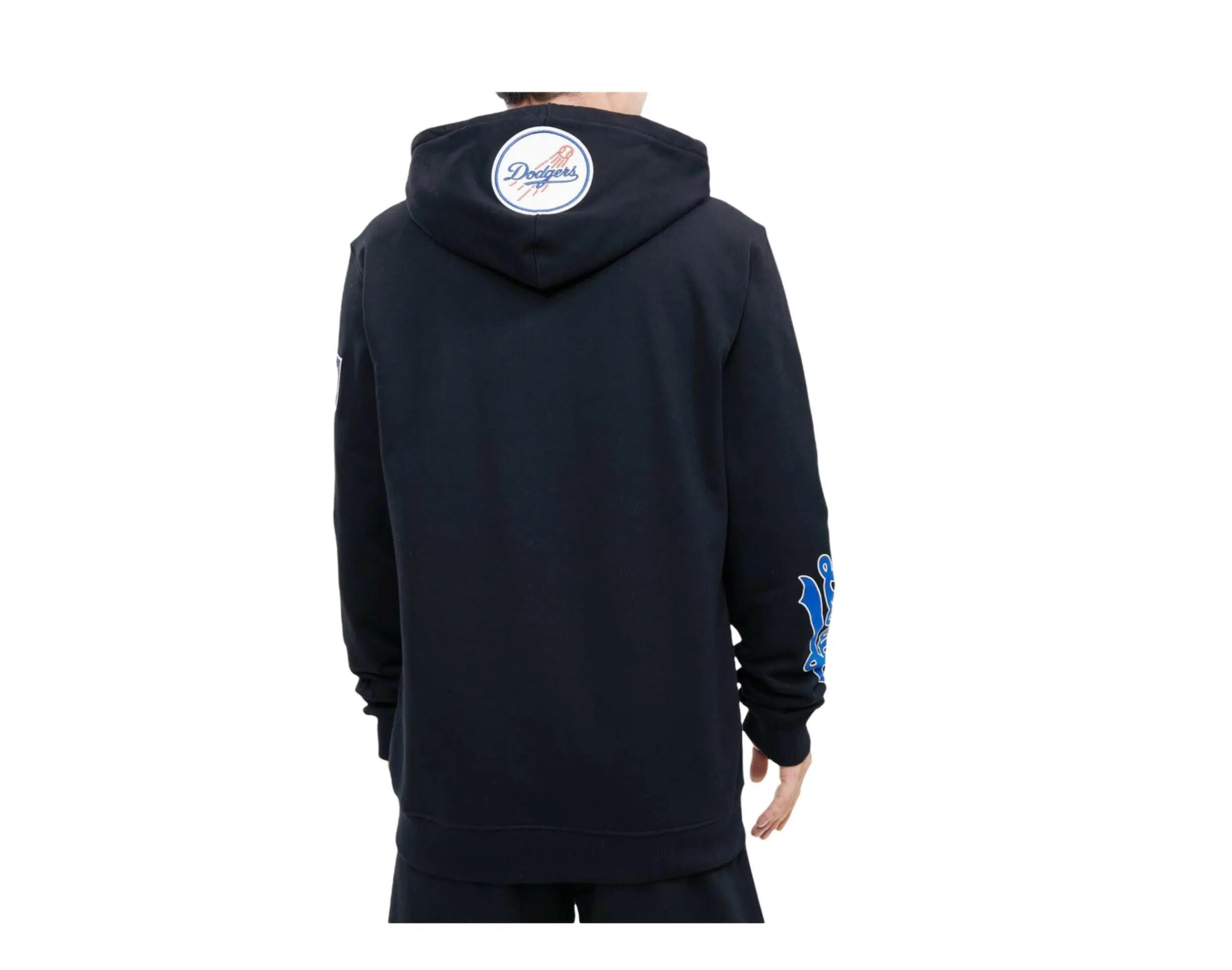 Pro Standard MLB Los Angeles Dodgers Stacked Logo P/O Hoodie.