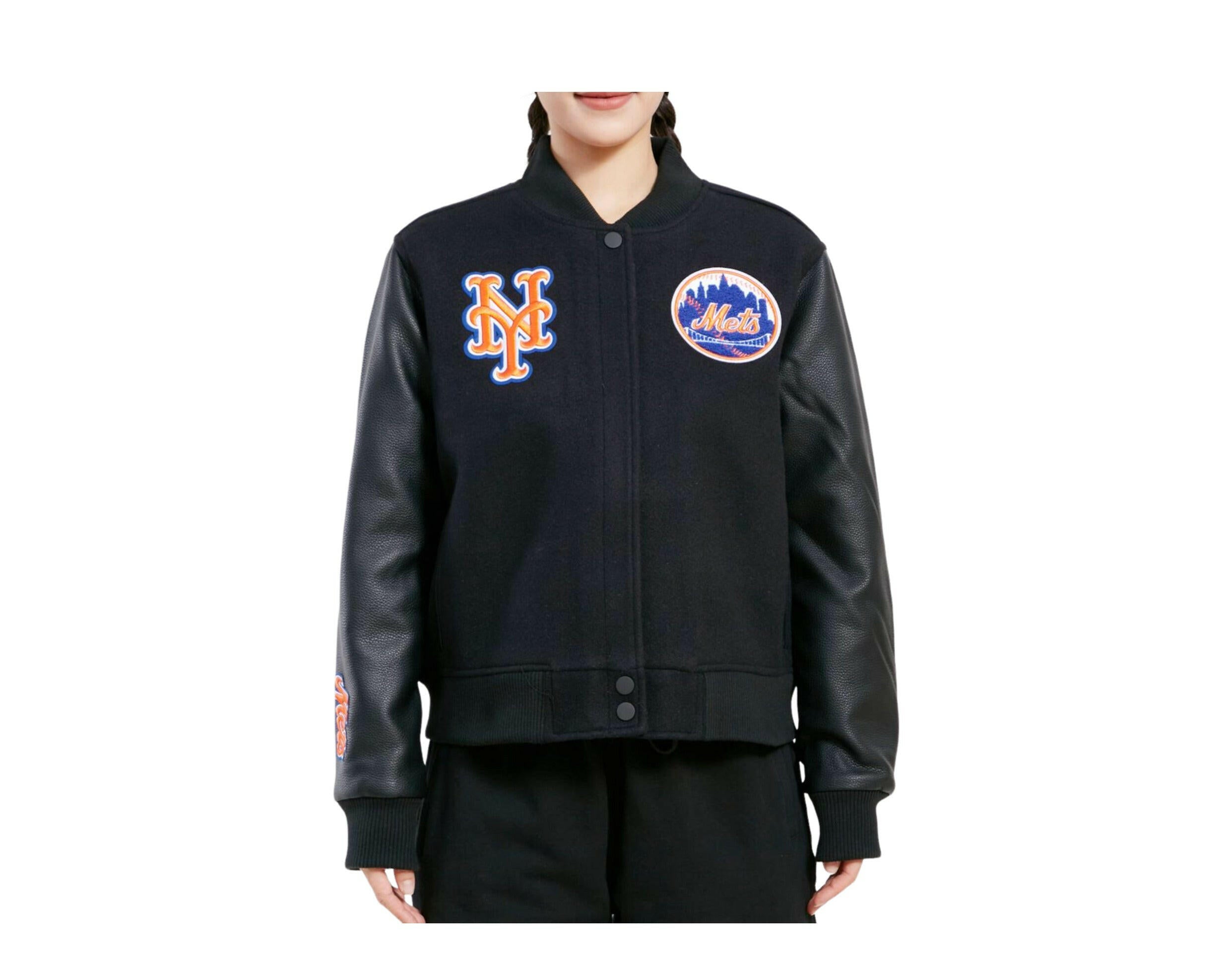 Pro Standard MLB New York Mets Classic Wool Varsity Women's Jacket.