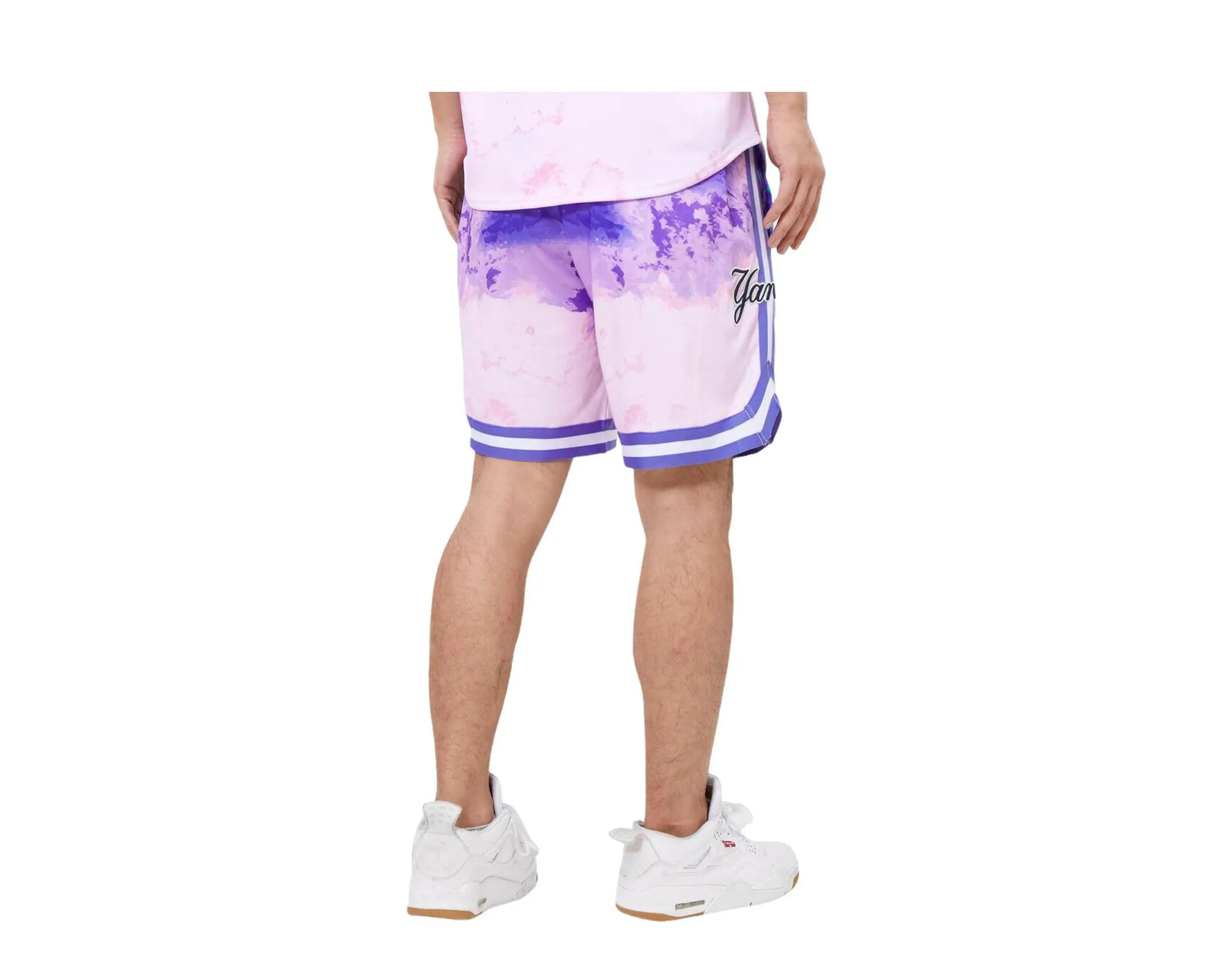 Pro Standard MLB New York Yankees Pro Team Pink Dye Men's Shorts.