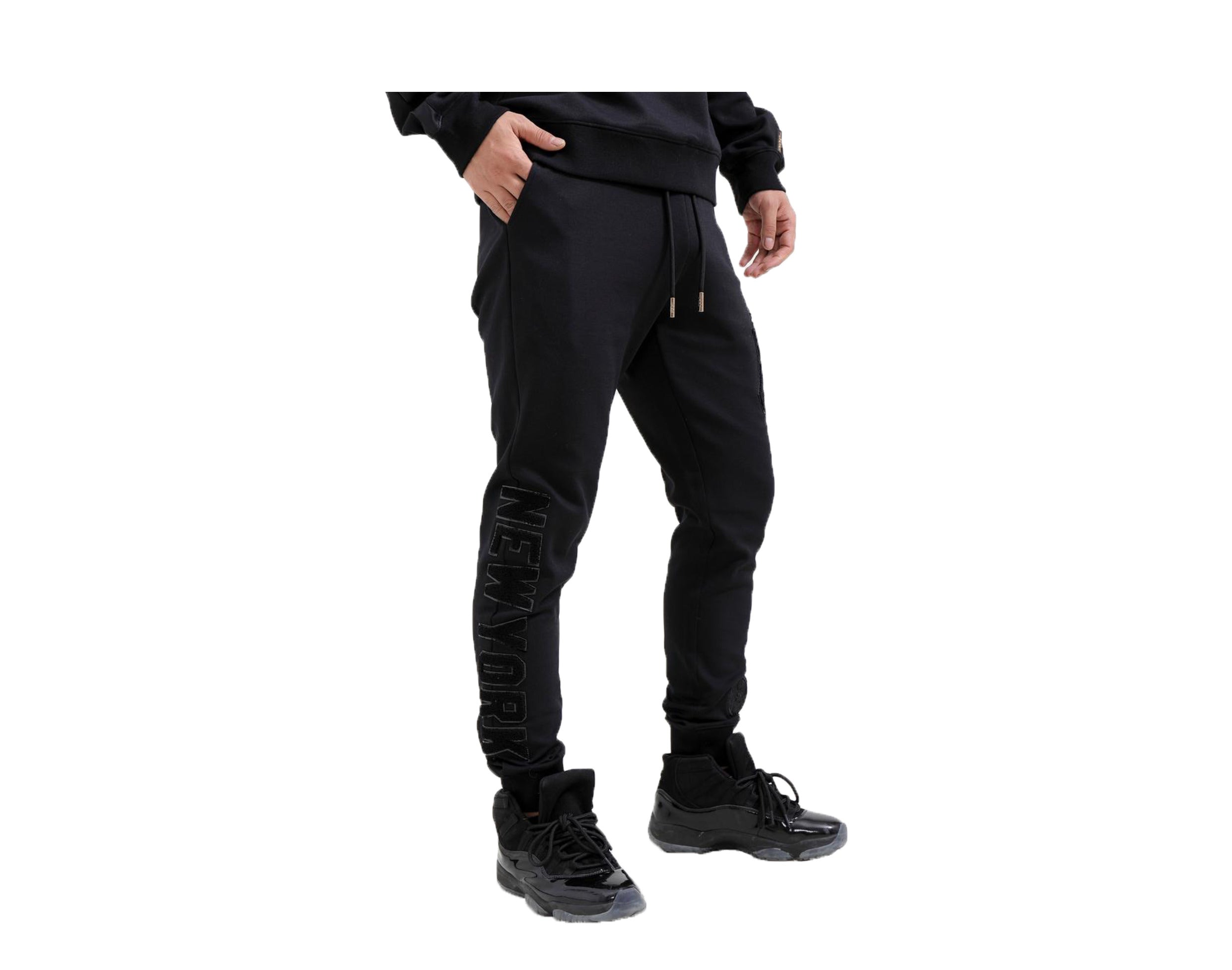 Pro Standard MLB New York Yankees Blended Triple Black Joggers Men's Sweatpants