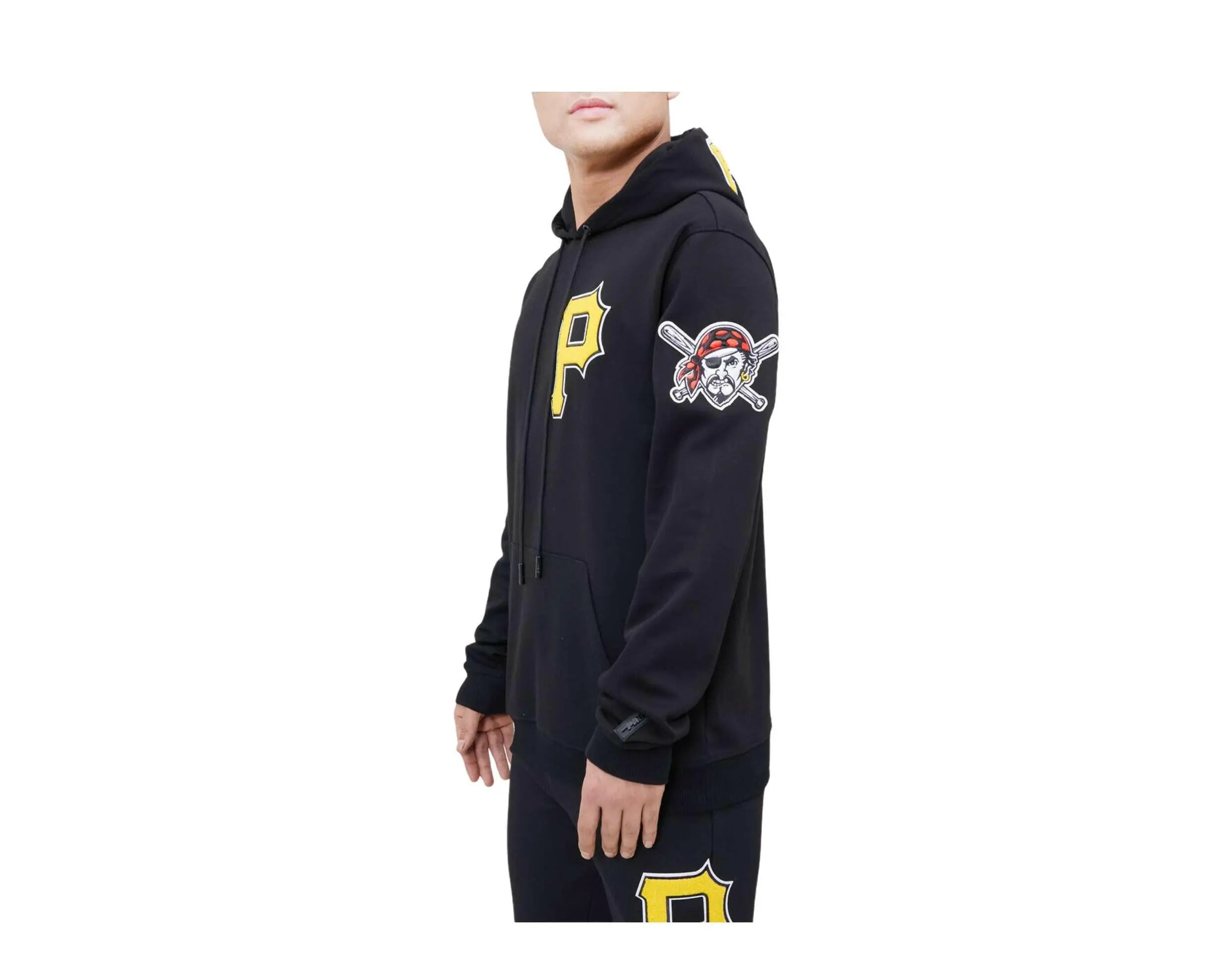 Pro Standard MLB Pittsburgh Piratess Logo Blended P/O Men's Hoodie.