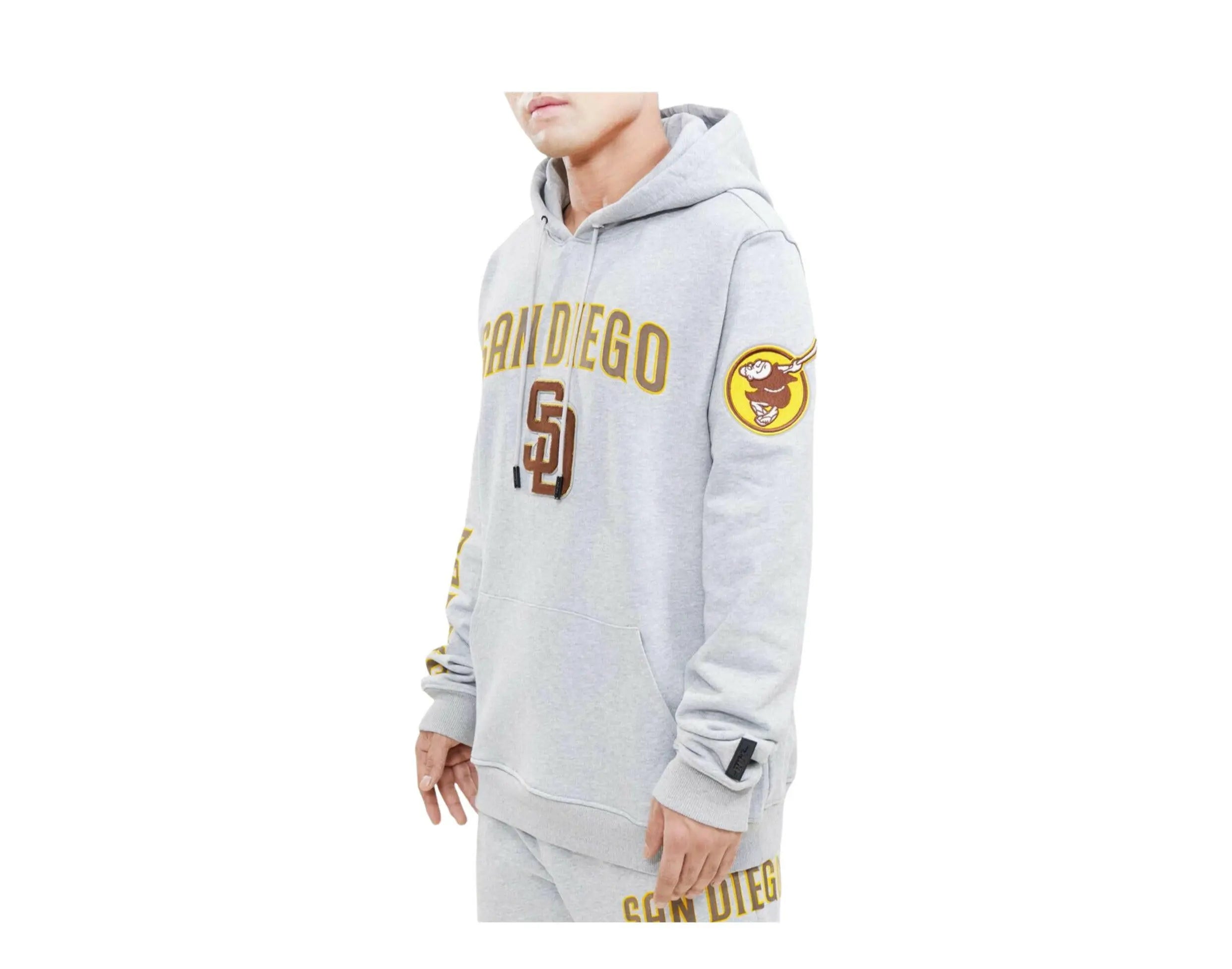 Pro Standard MLB San Diego Padres Stacked Logo P/O Hoodie.