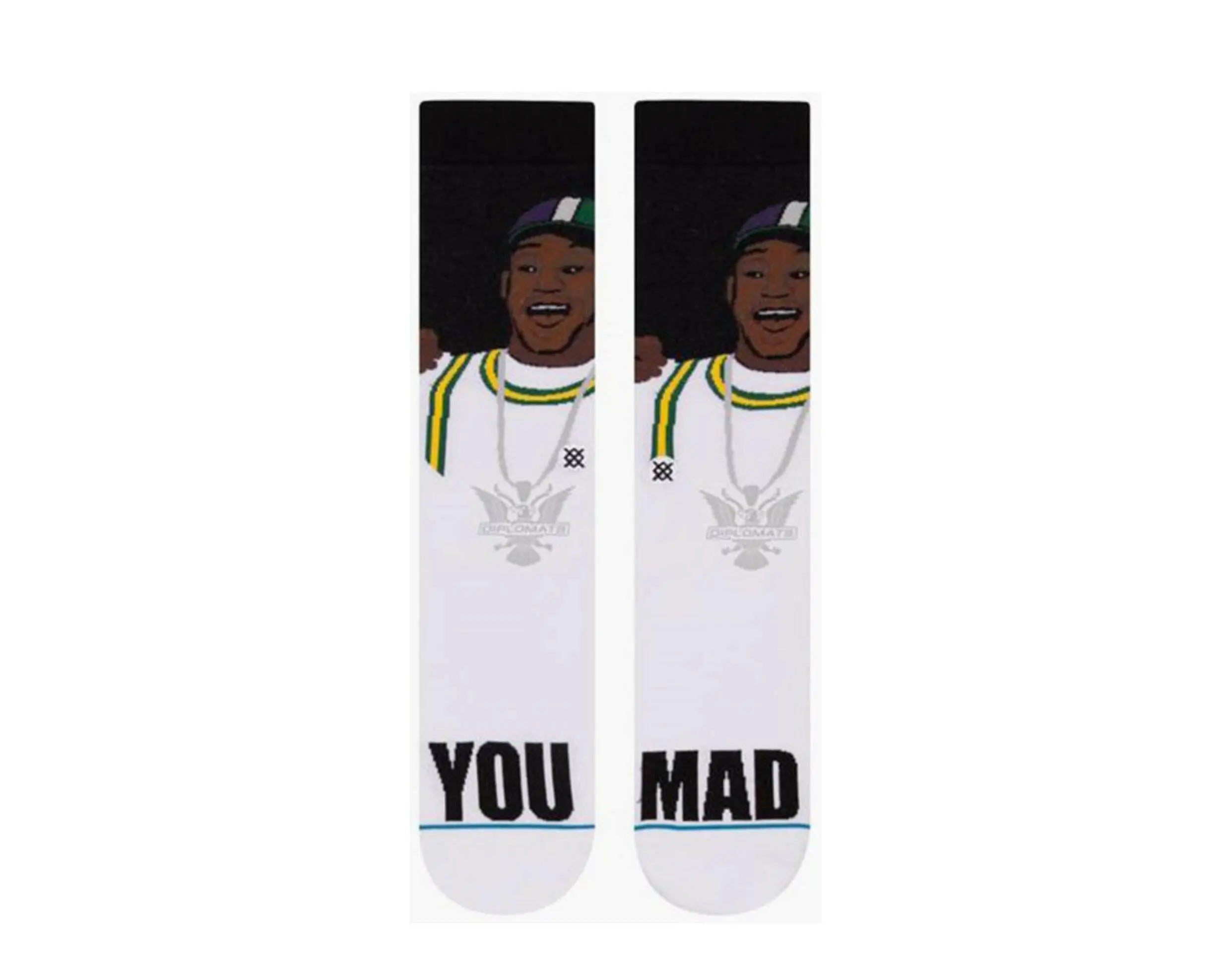 Stance Anthem Cam'ron You Mad Crew Socks.