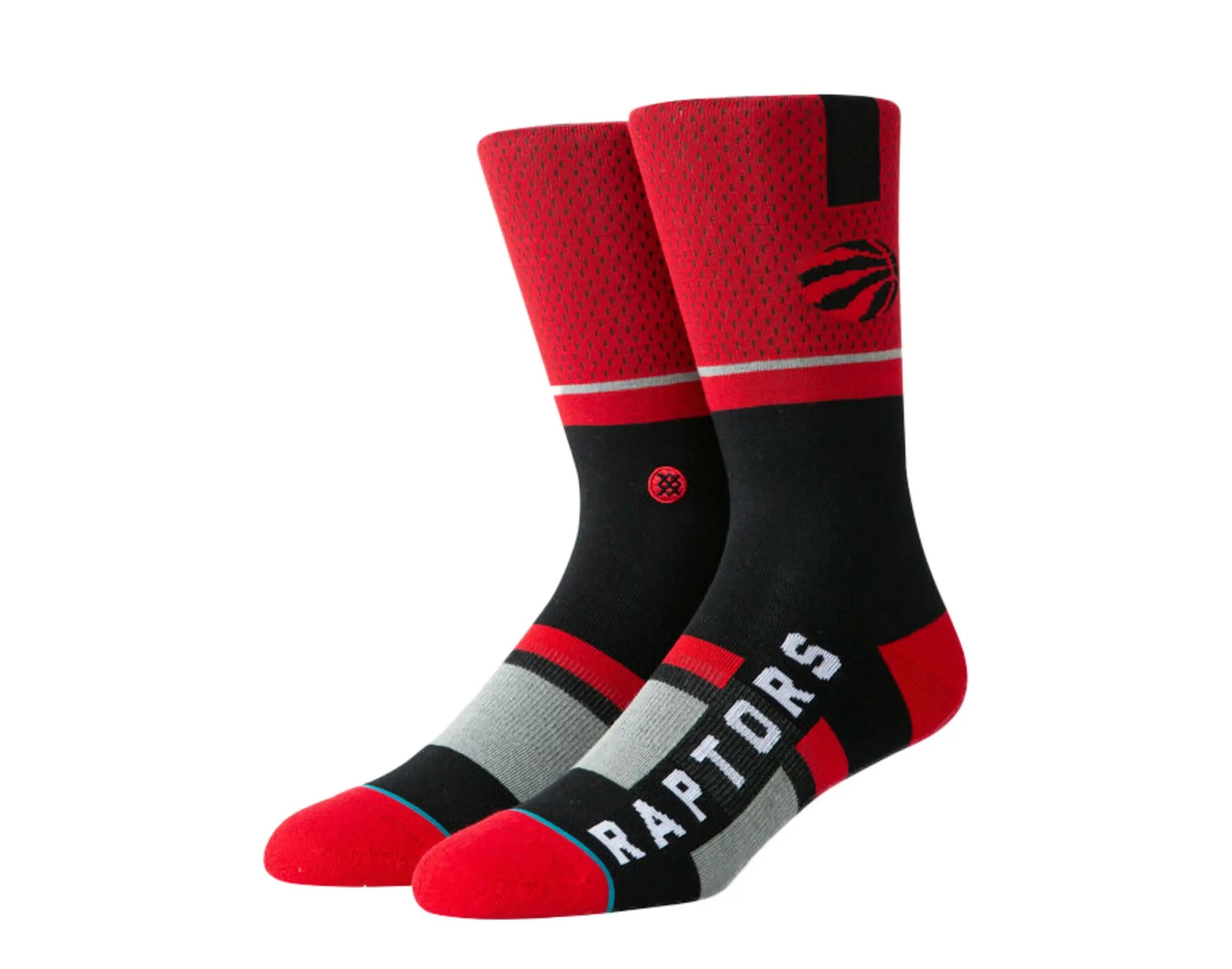 Stance Casual NBA Raptors Shortcut Crew Socks.