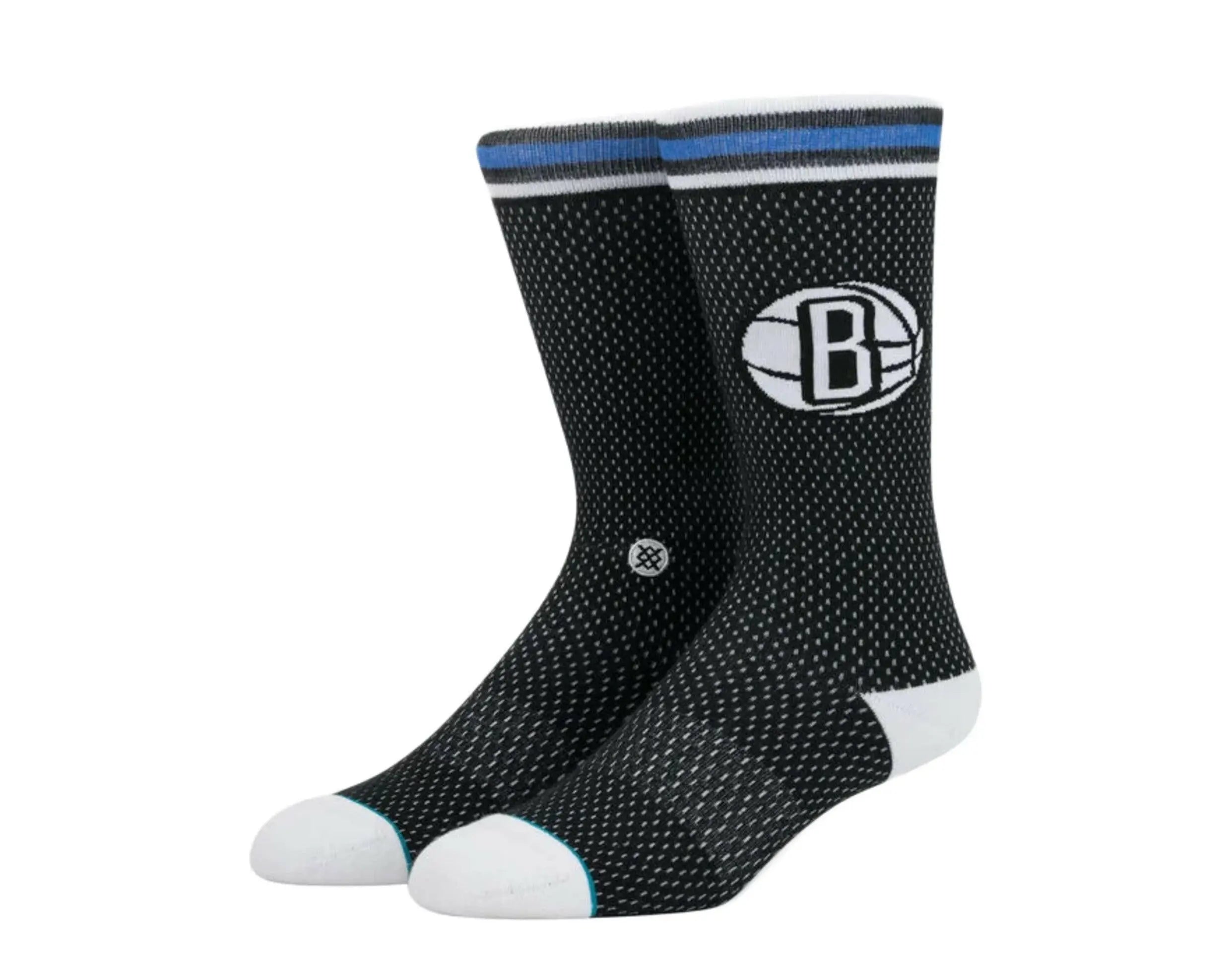 Stance Casual NBA Brooklyn Nets Jersey Crew Socks.