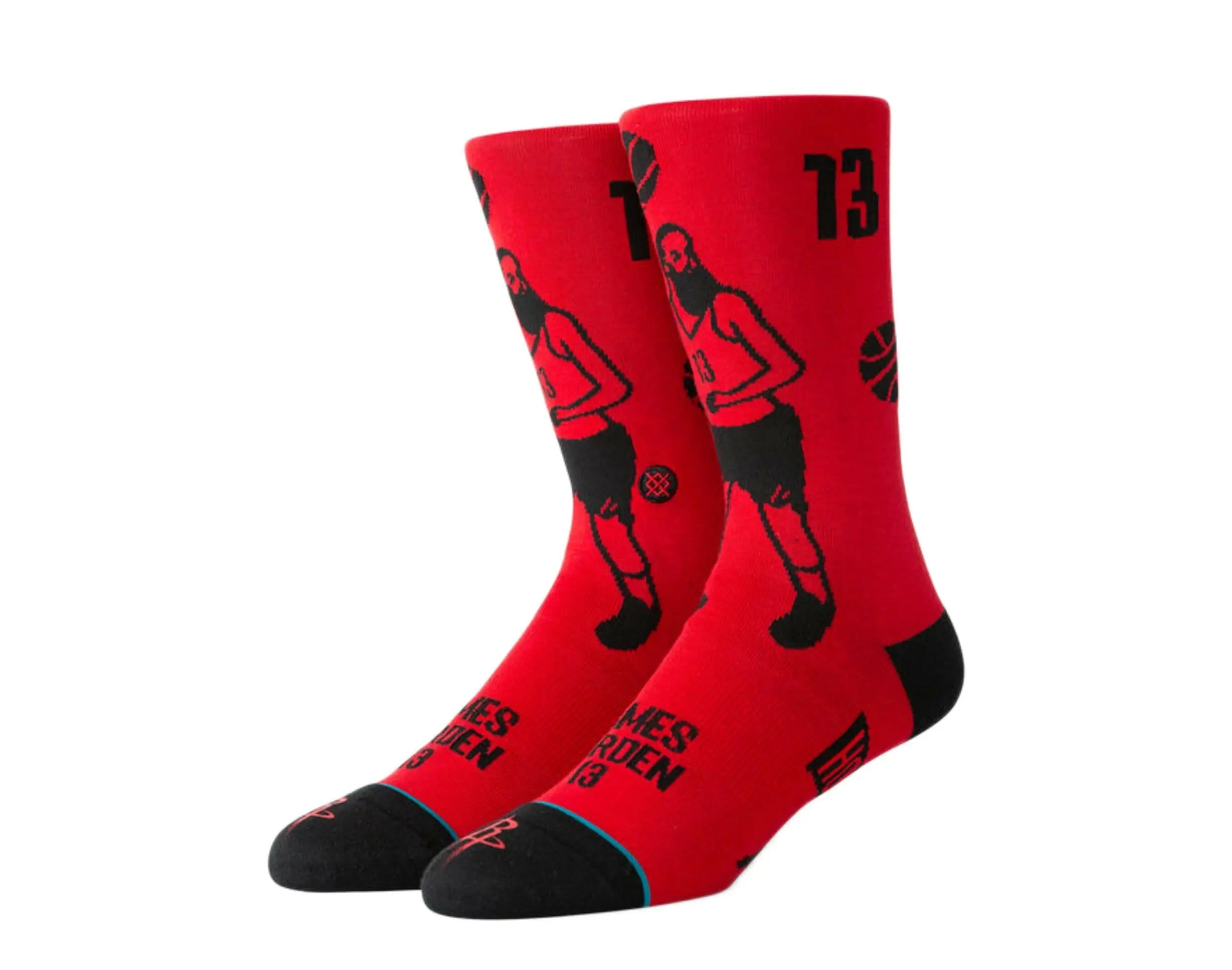 Stance Casual NBA Harden Stencil Crew Socks.