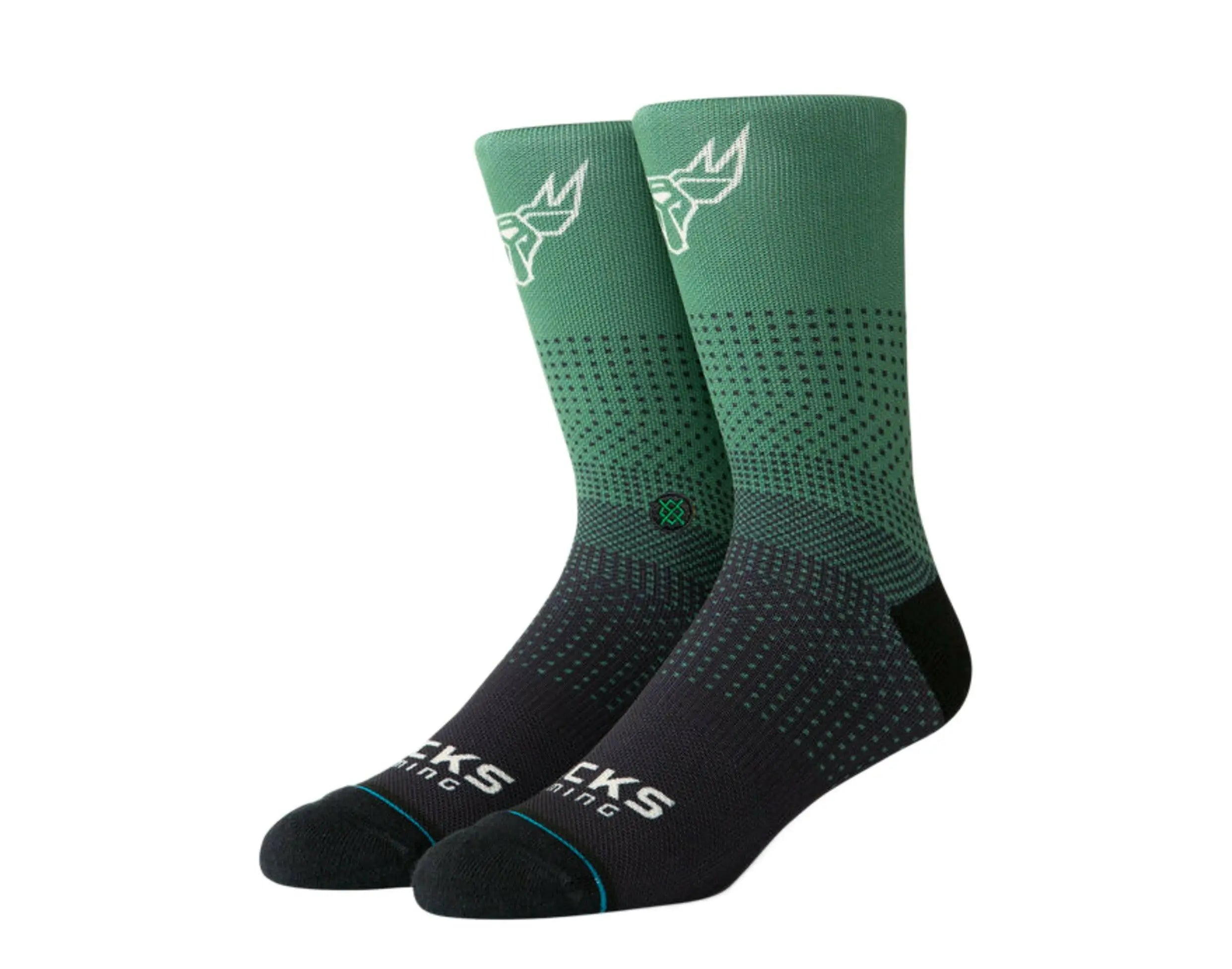 Stance Casual NBA Milwaukee Bucks Gaming 2K Crew Socks.