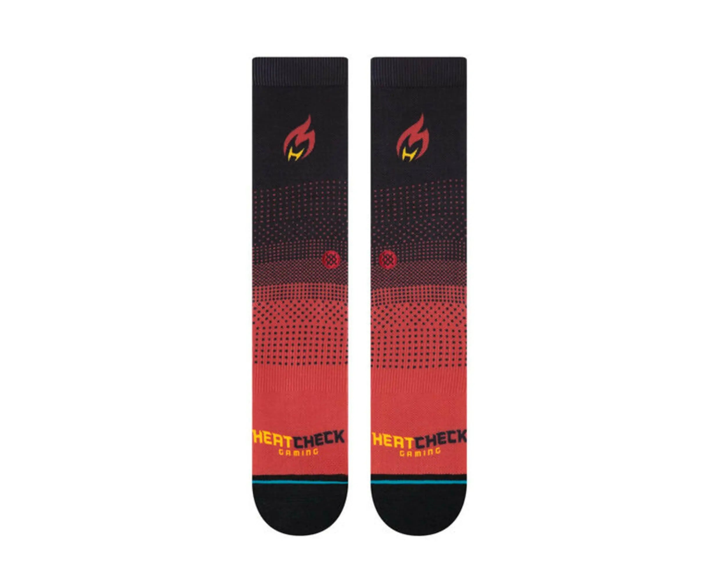Stance Casual NBA Miami Heat Check Gaming 2K Crew Socks.