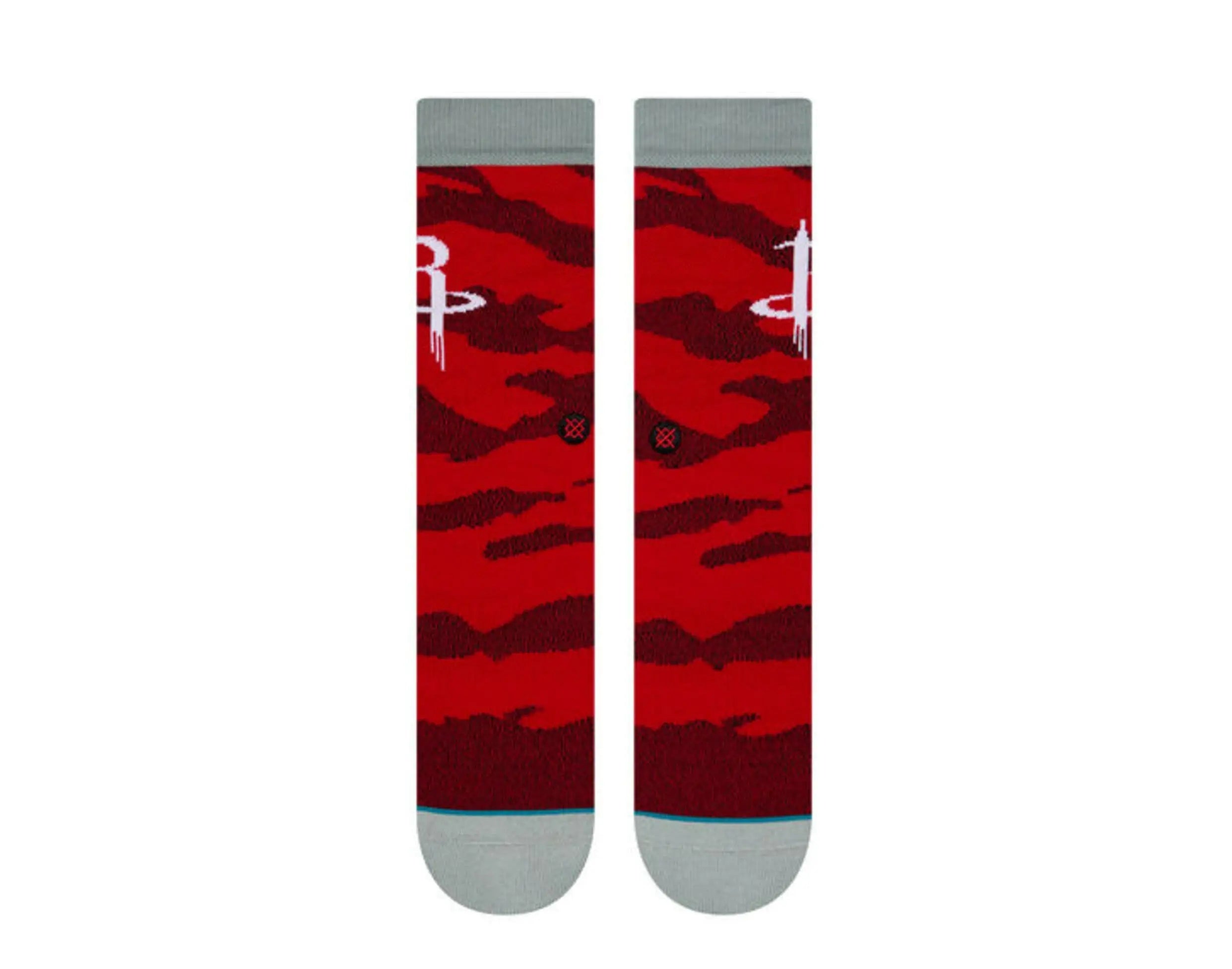Stance Casual NBA Houston Rockets Camo Melange Crew Socks.