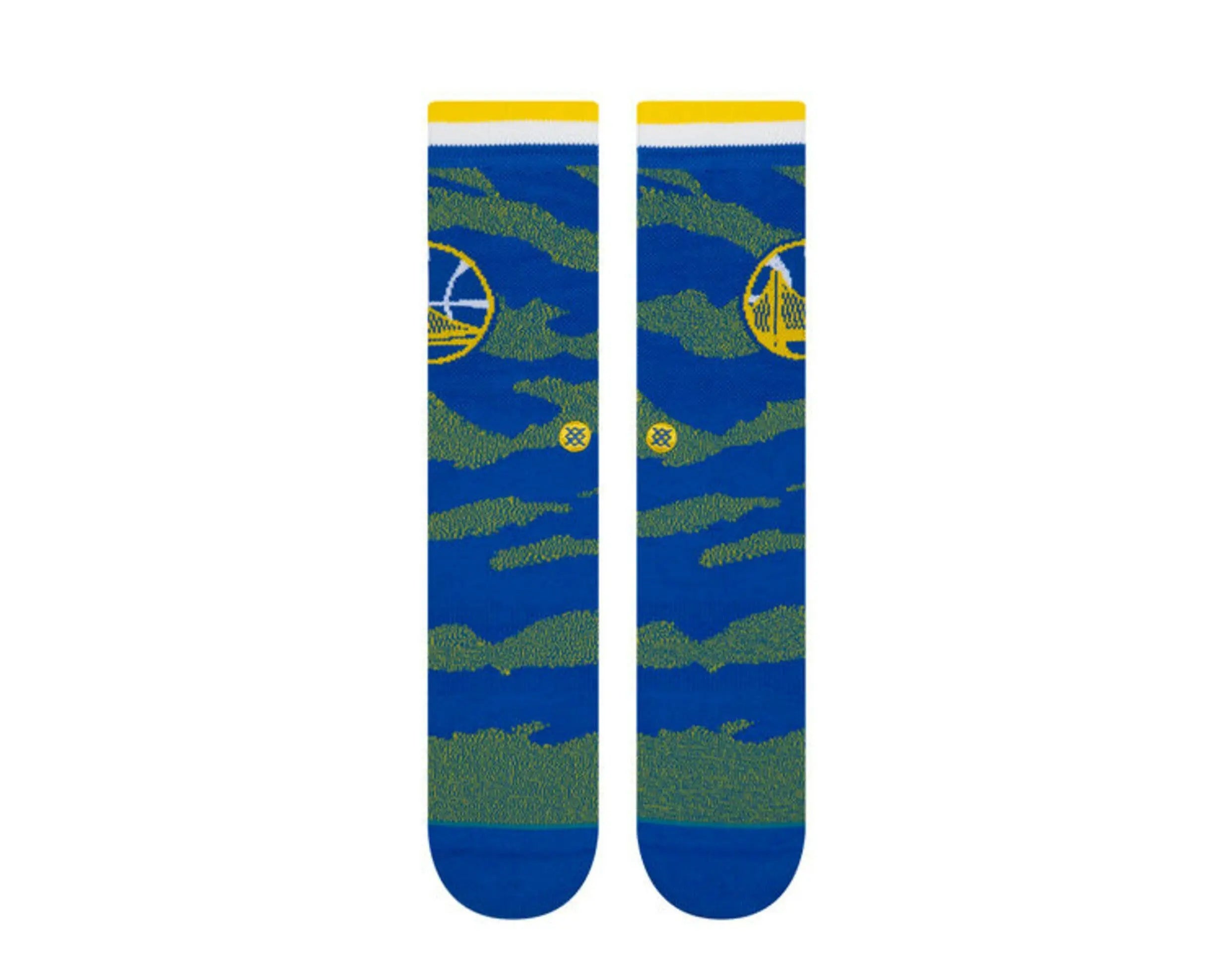 Stance Casual NBA Golden State Warriors Camo Melange Crew Socks.