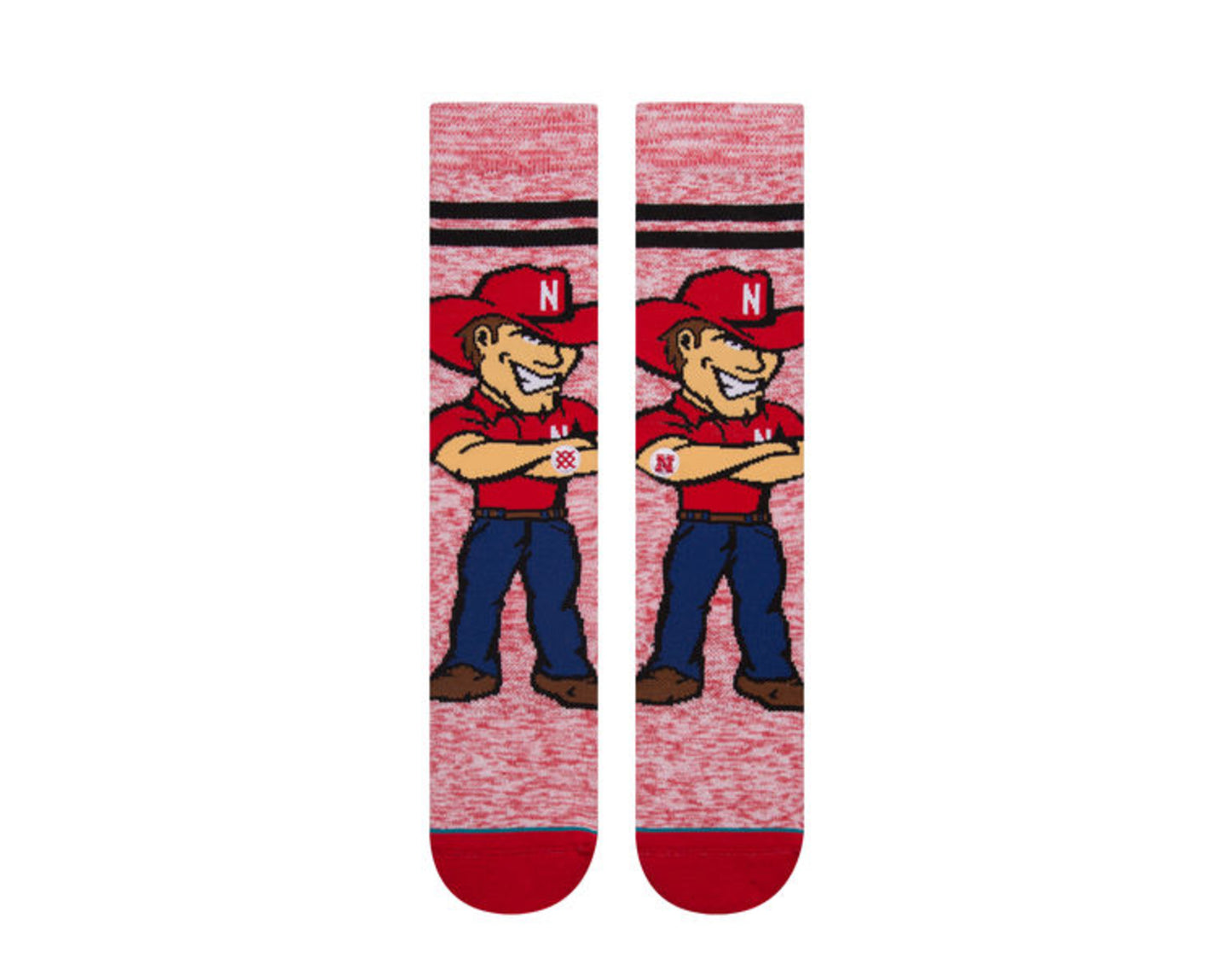 Stance NCAA Nebraska Herbie Character Socks