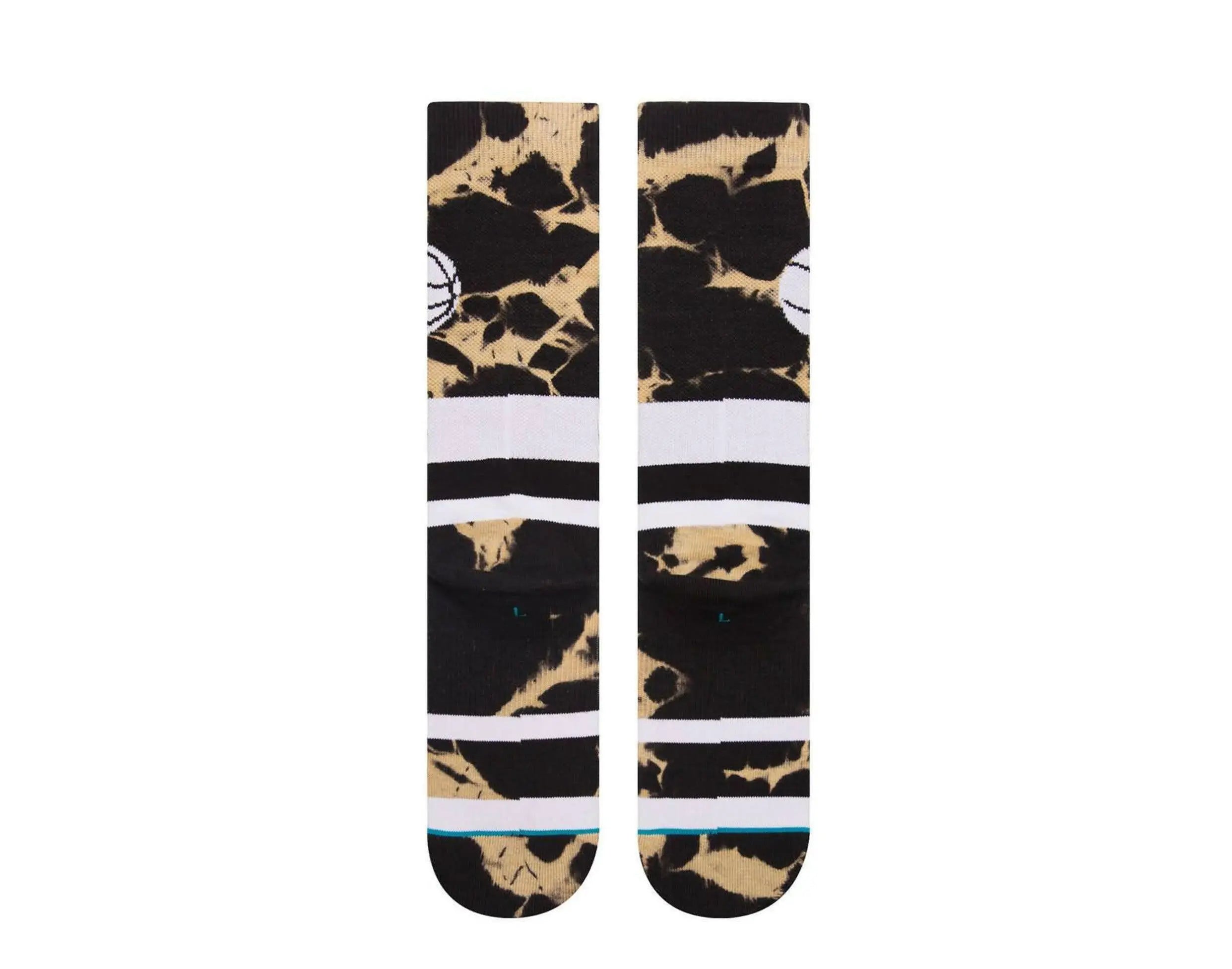 Stance Casual NBA Brooklyn Nets Acid Wash Crew Socks.