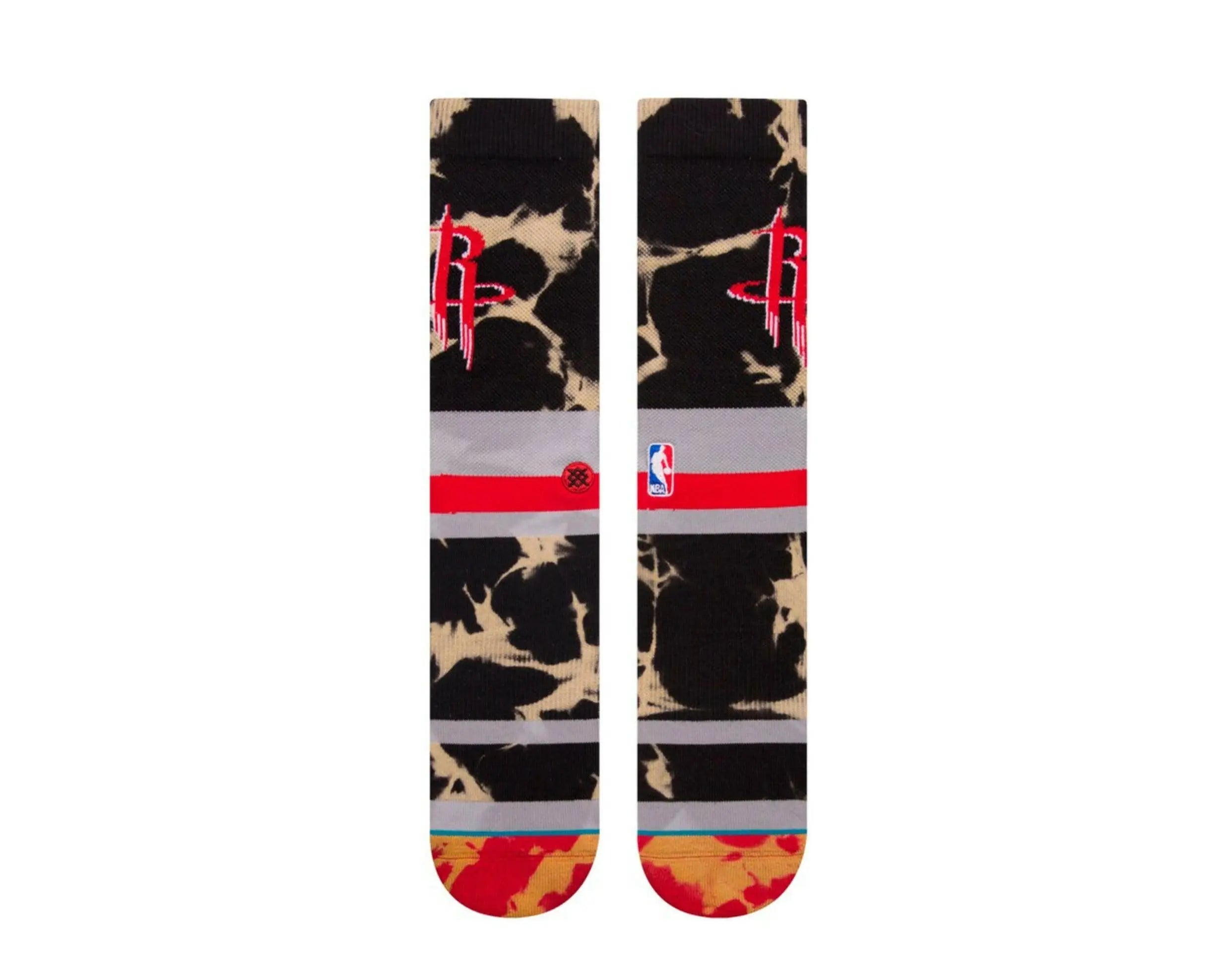 Stance Casual NBA Houston Rockets Acid Wash Crew Socks.