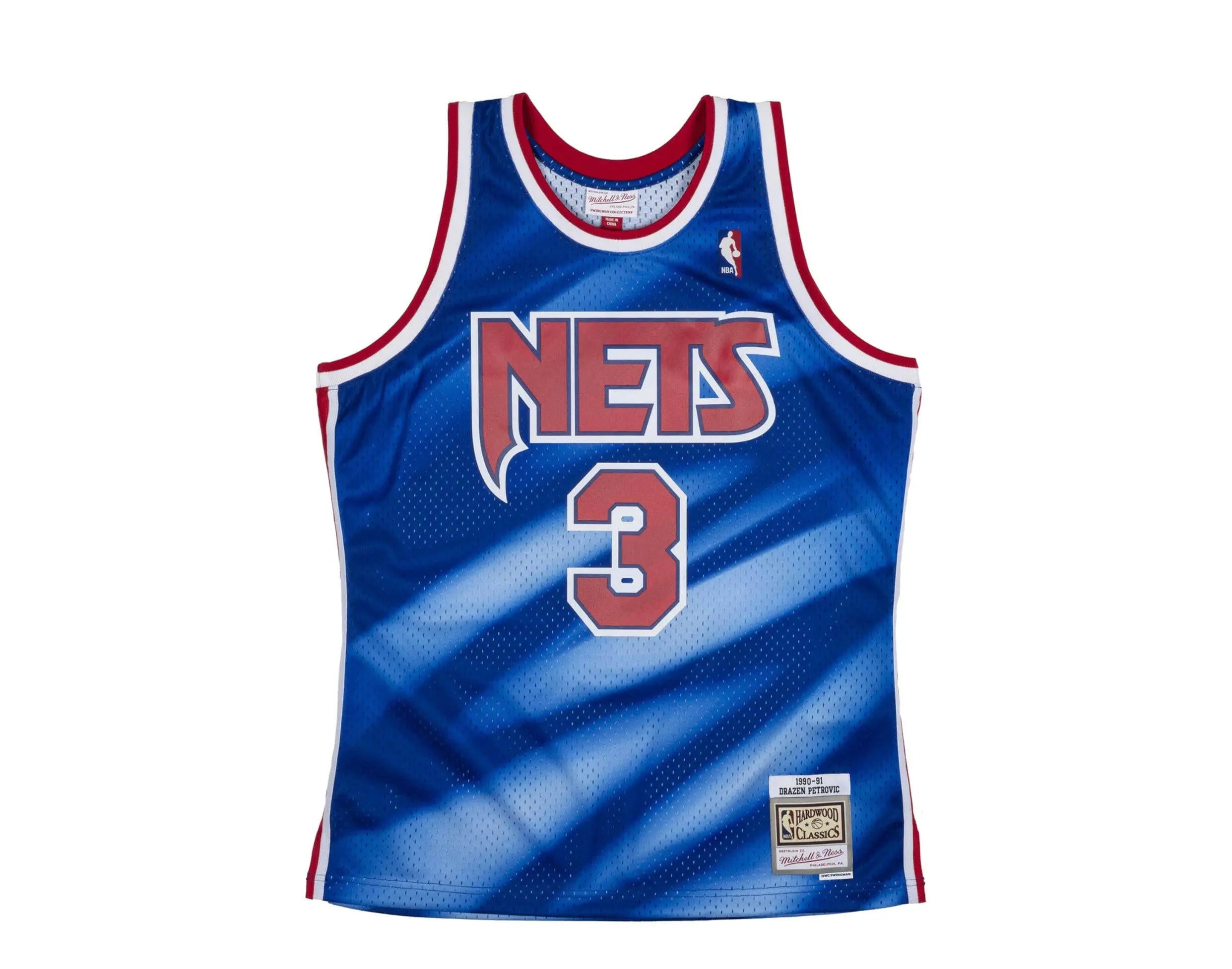Mitchell & Ness Swingman New Jersey Nets Alternate 1990-91 Drazen Petrovic Jersey.