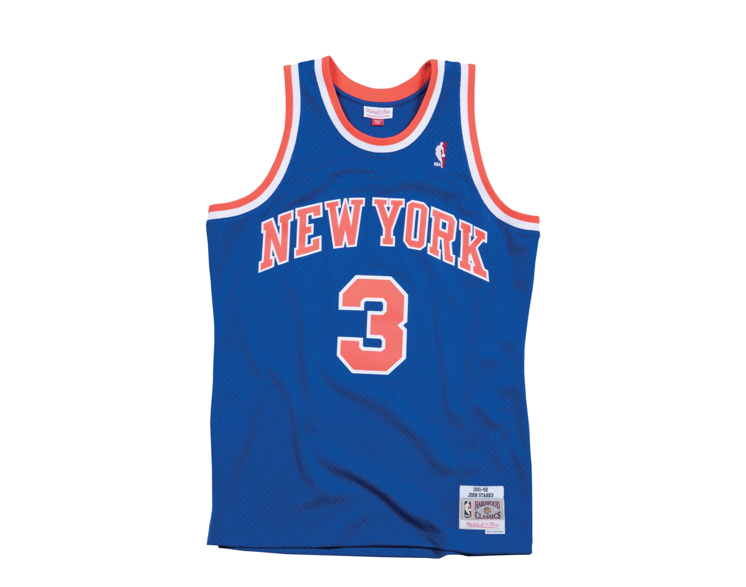 Mitchell & Ness Authentic John Starks New York Knicks 1991-92 Jersey